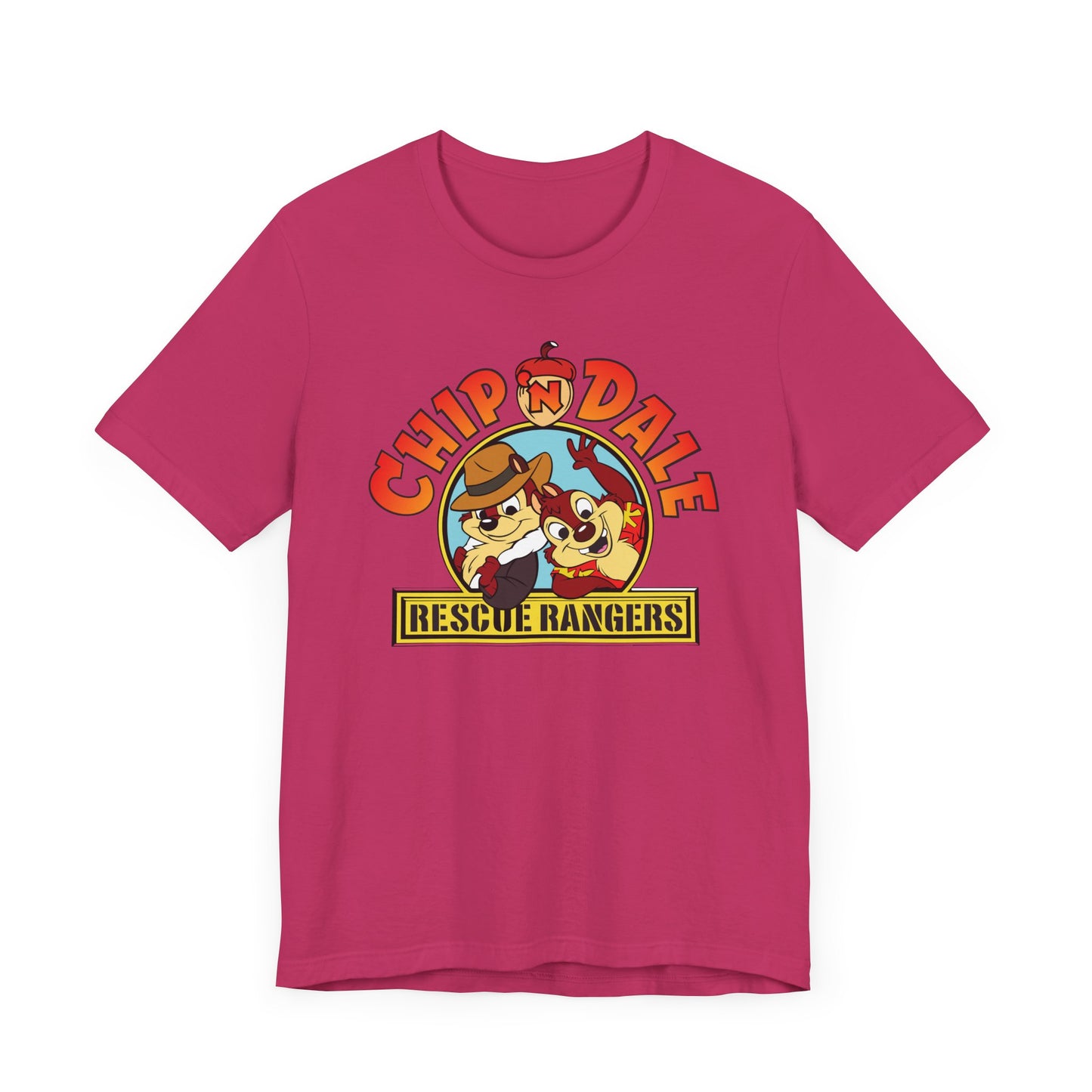 Chip 'n Dale Rescue Rangers Short Sleeve Tee Shirt - A Nostalgic Nod to a 90s Classic