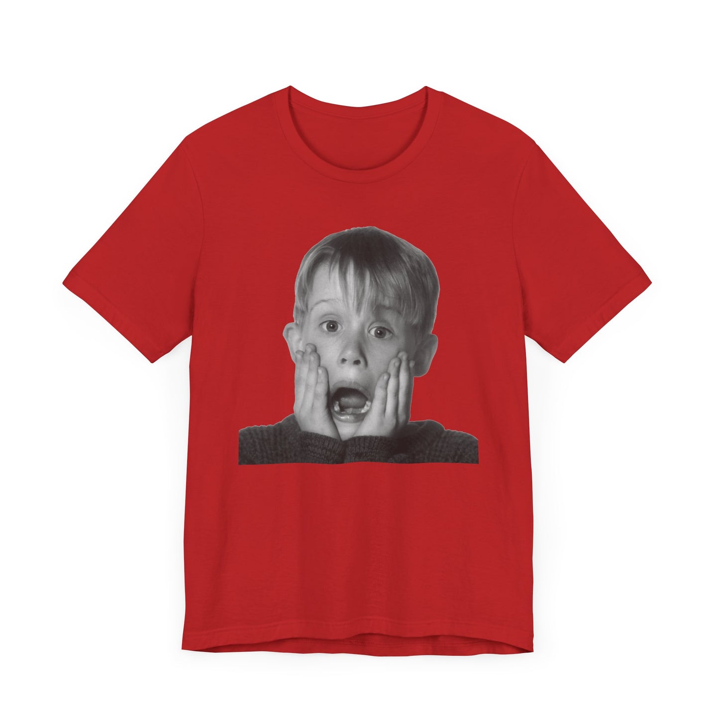 Home Alone Kevin McCallister Short Sleeve Tee Shirt - A Nostalgic Holiday Classic
