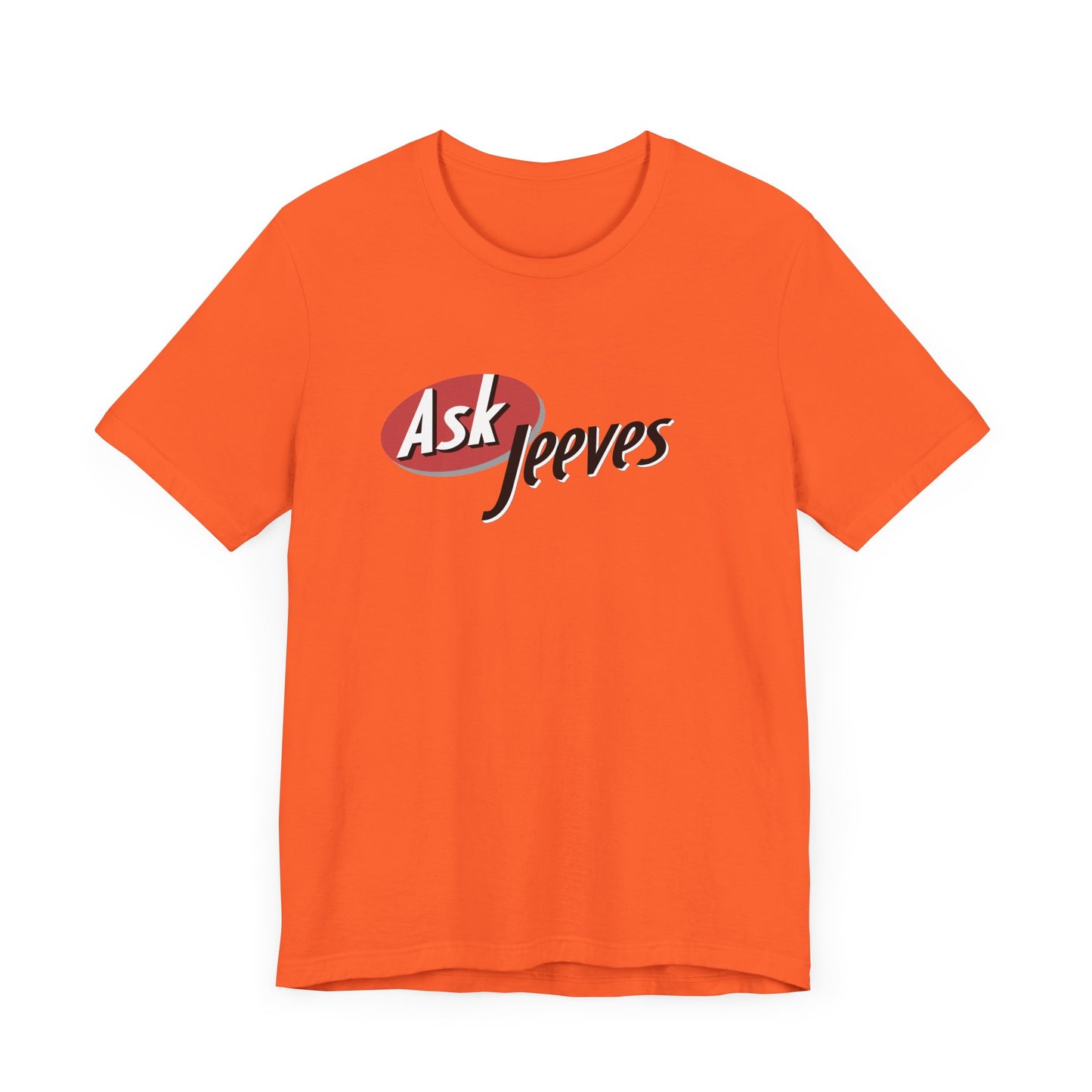Ask Jeeves Short Sleeve Tee Shirt - A Nostalgic Nod to Internet History