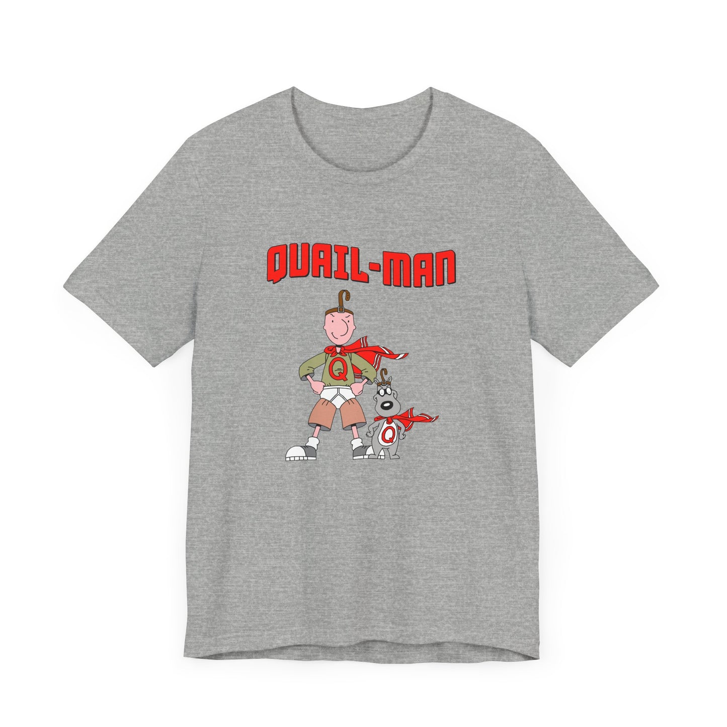 Doug Quailman Short Sleeve Tee Shirt - A Nostalgic Tribute to 90s Superhero Fun