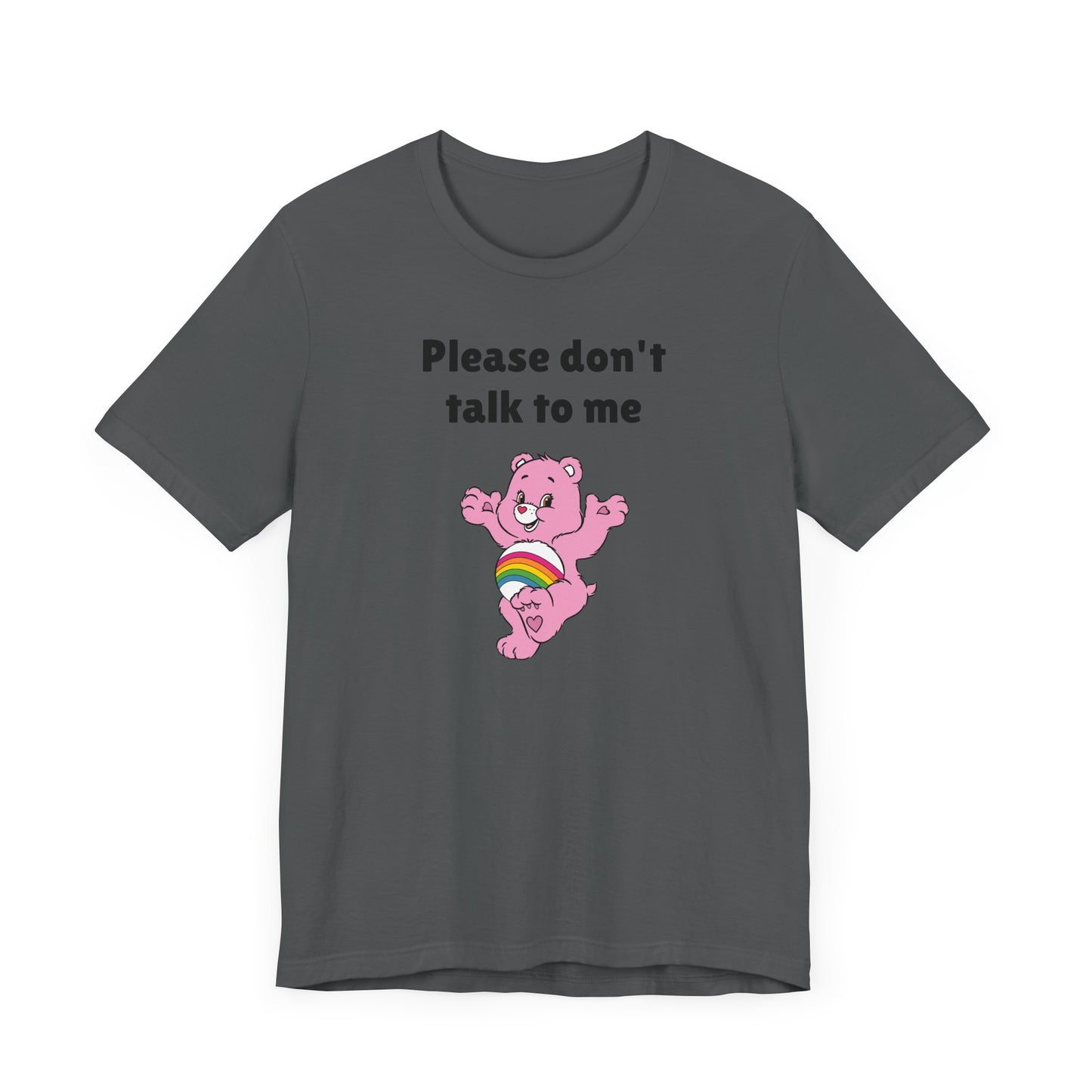 Please Don’t Talk to Me Short Sleeve Tee Shirt - A Polite Way to Set Boundaries