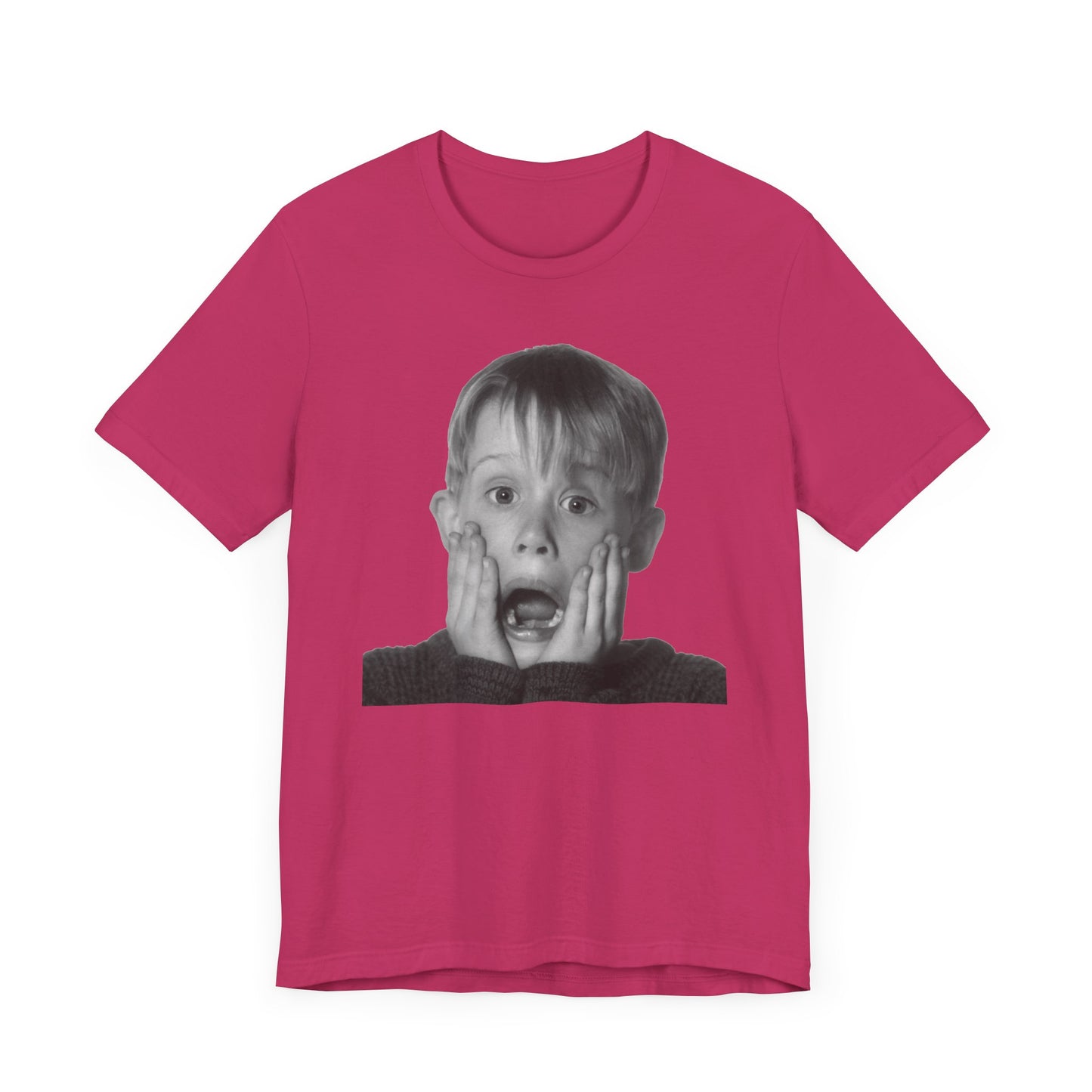 Home Alone Kevin McCallister Short Sleeve Tee Shirt - A Nostalgic Holiday Classic