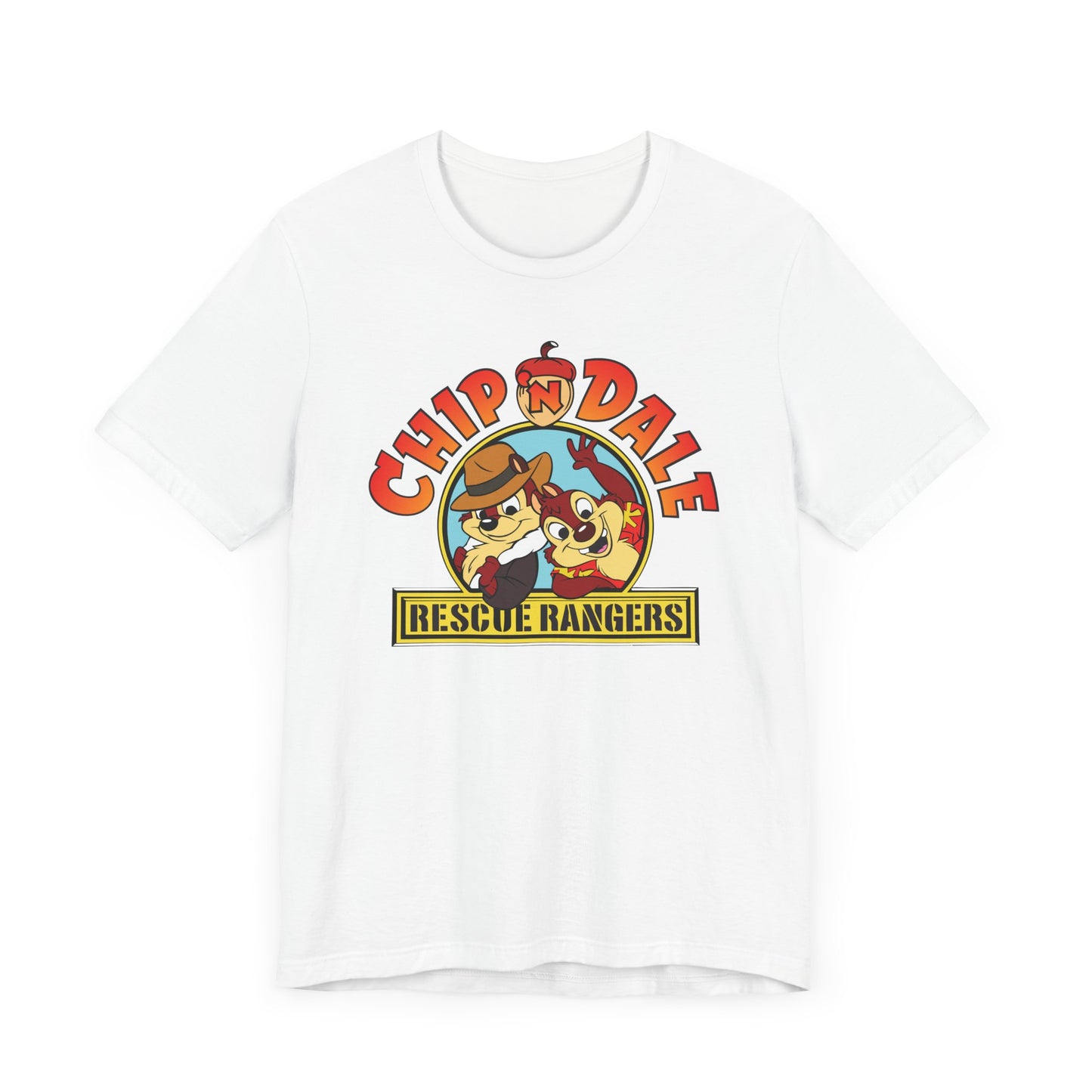 Chip 'n Dale Rescue Rangers Short Sleeve Tee Shirt - A Nostalgic Nod to a 90s Classic