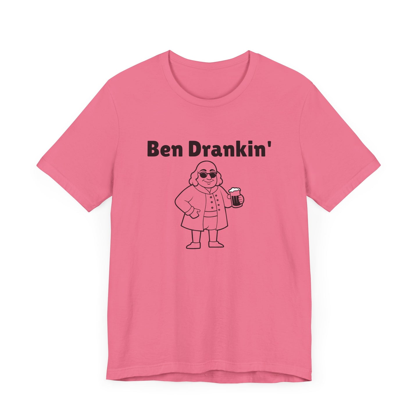 Ben Drankin Short Sleeve Tee Shirt - A Patriotic Tribute to America’s Favorite Founding Father