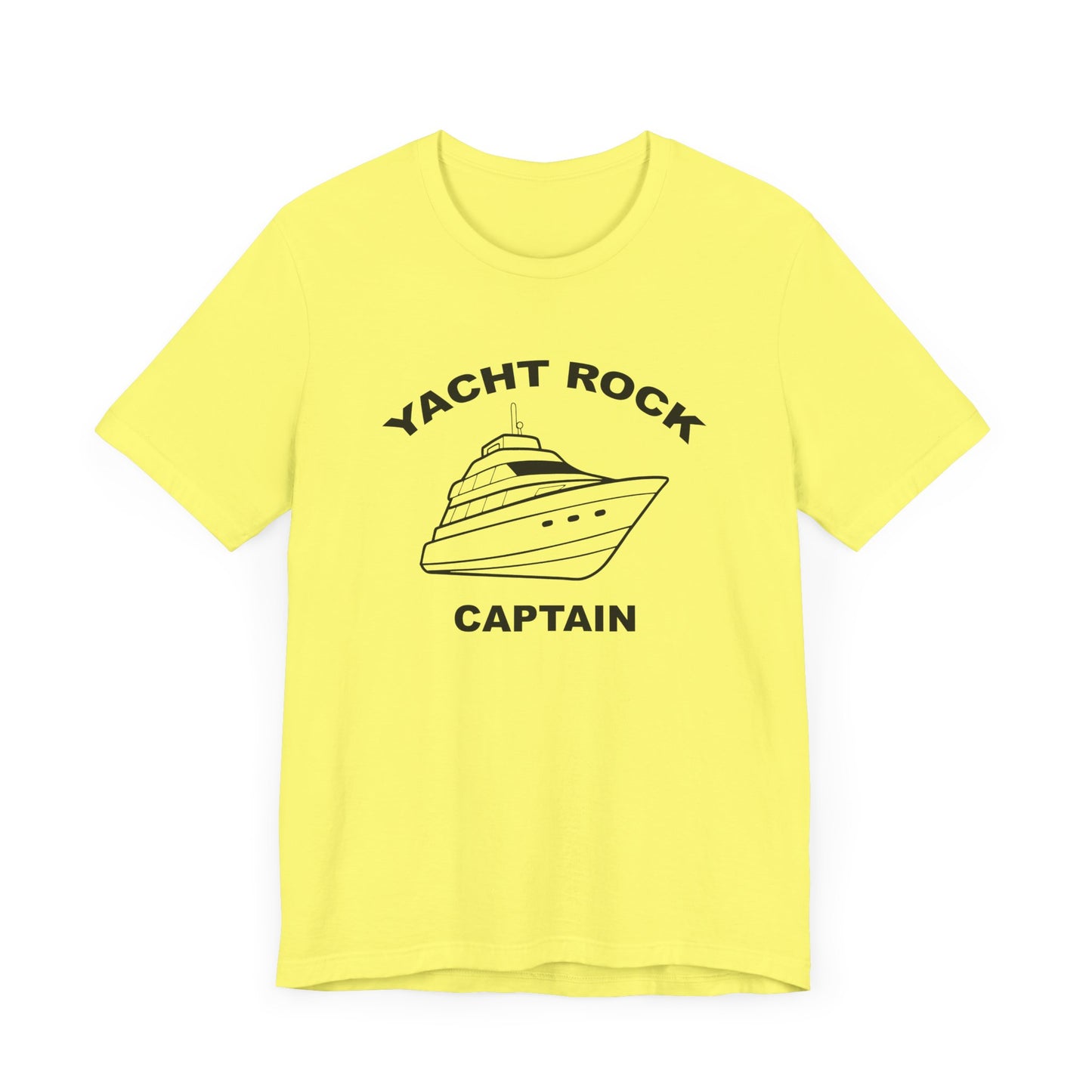 Yacht Rock Captain Short Sleeve Tee Shirt - Smooth Sailing in Style