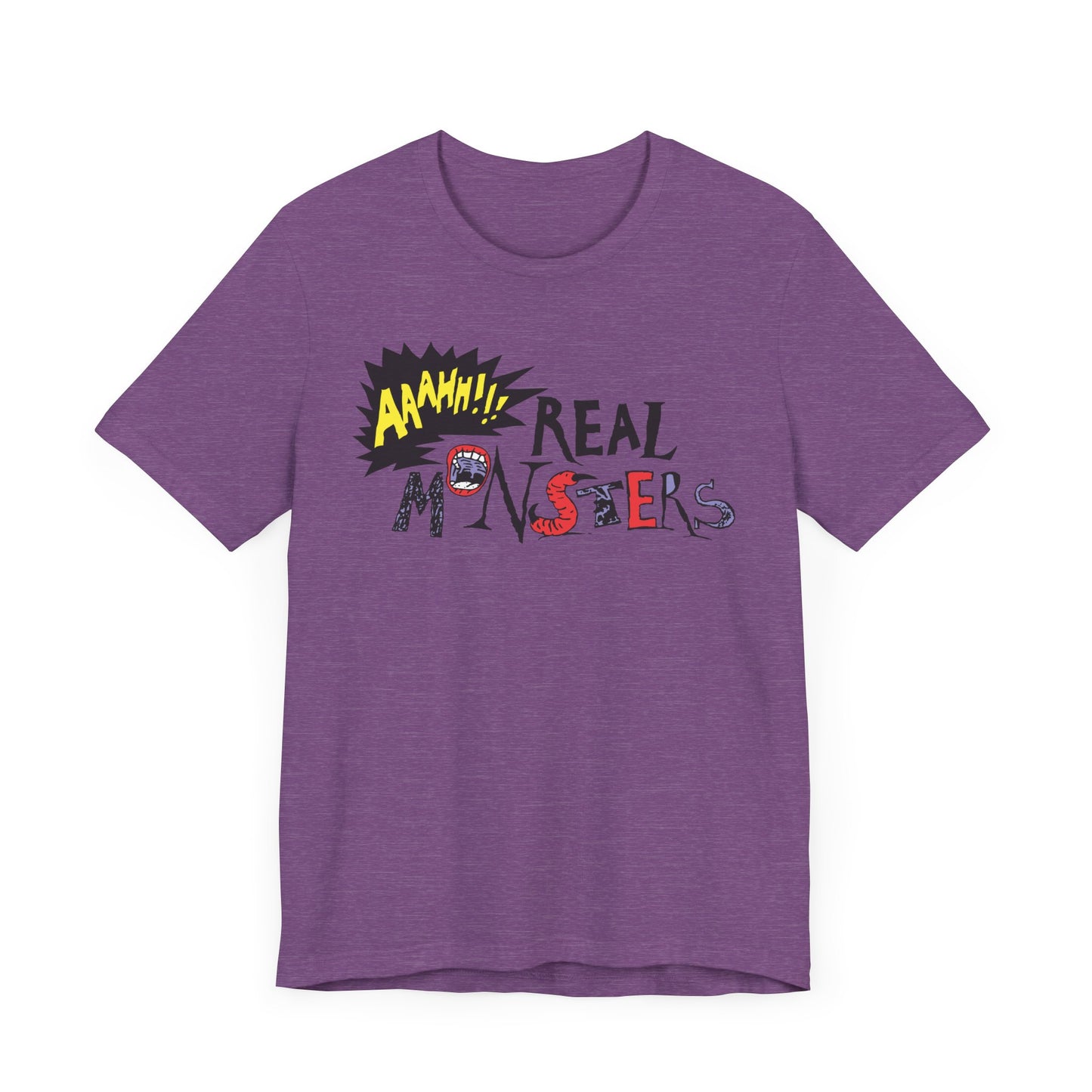 AAAHH!!! Real Monsters Short Sleeve T-Shirt - 90s Nickelodeon Inspired Nostalgia