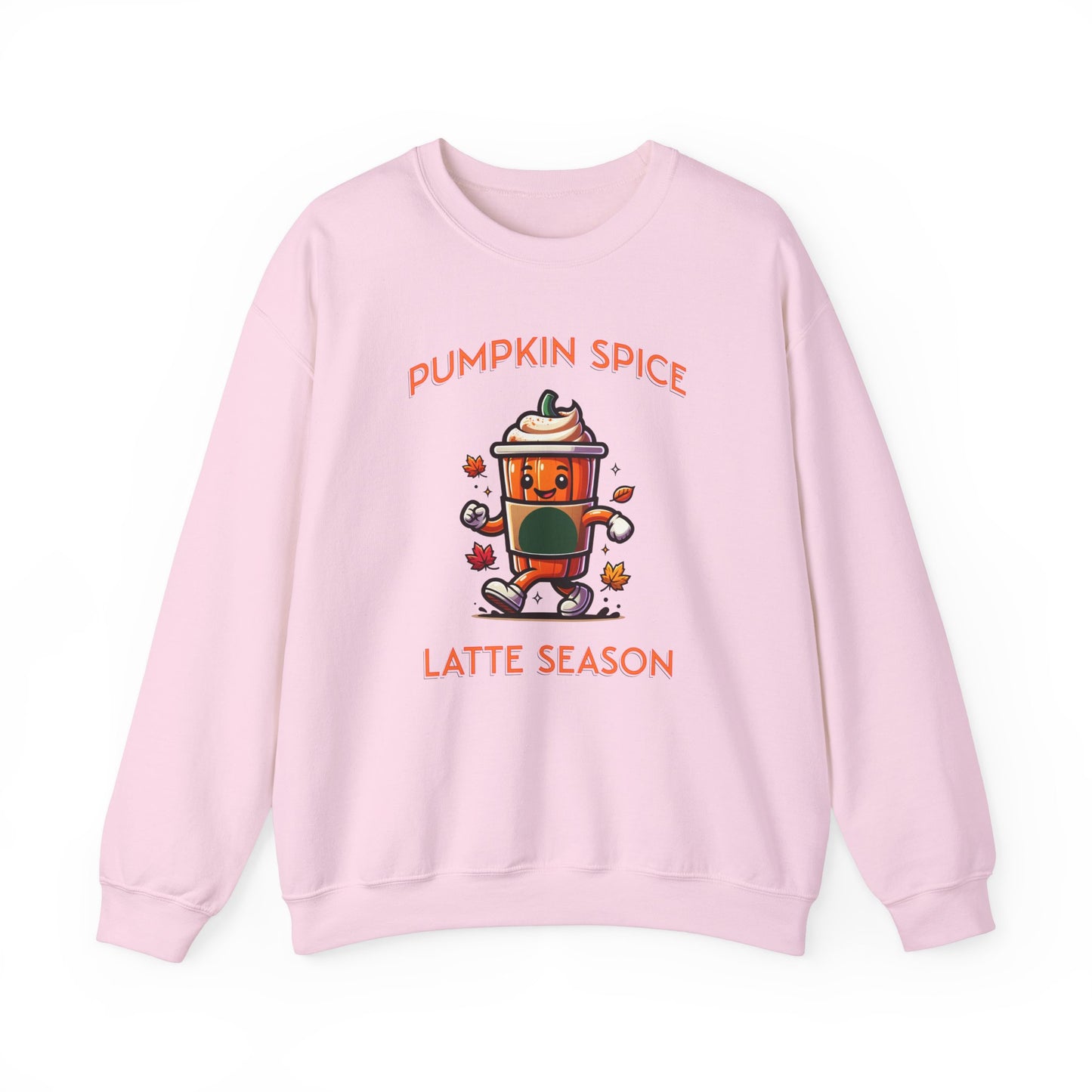 Pumpkin Spice Latte Season Crewneck Sweatshirt – Cozy Fall Favorite