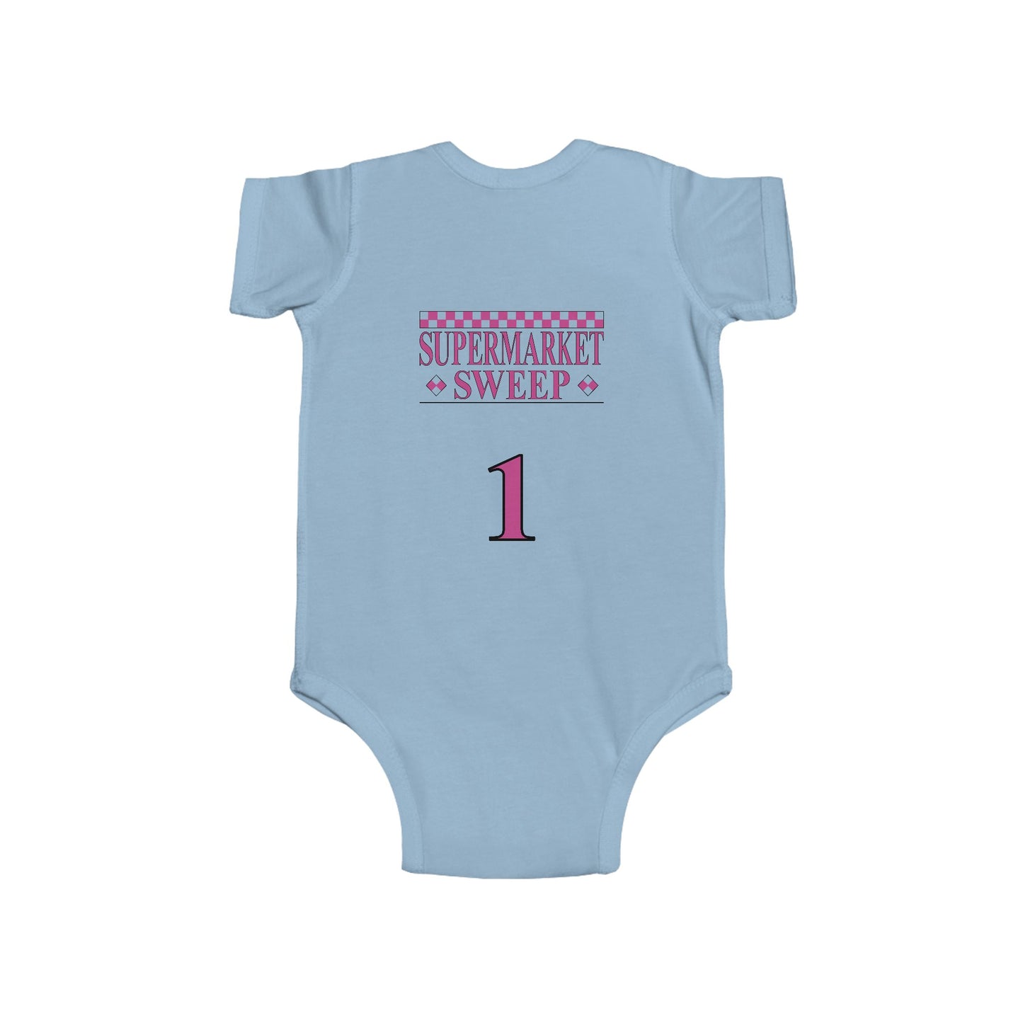 Infant Supermarket Sweep Team 1 Bodysuit Onesie - Nostalgic Fun for the Littlest Team Member