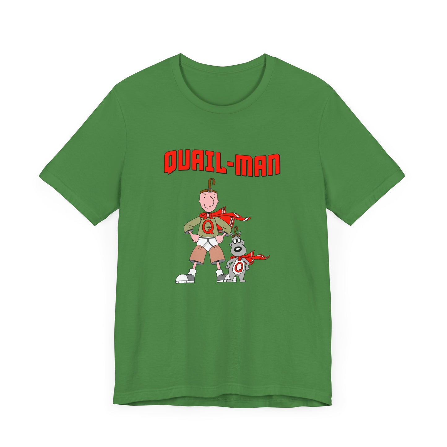Doug Quailman Short Sleeve Tee Shirt - A Nostalgic Tribute to 90s Superhero Fun