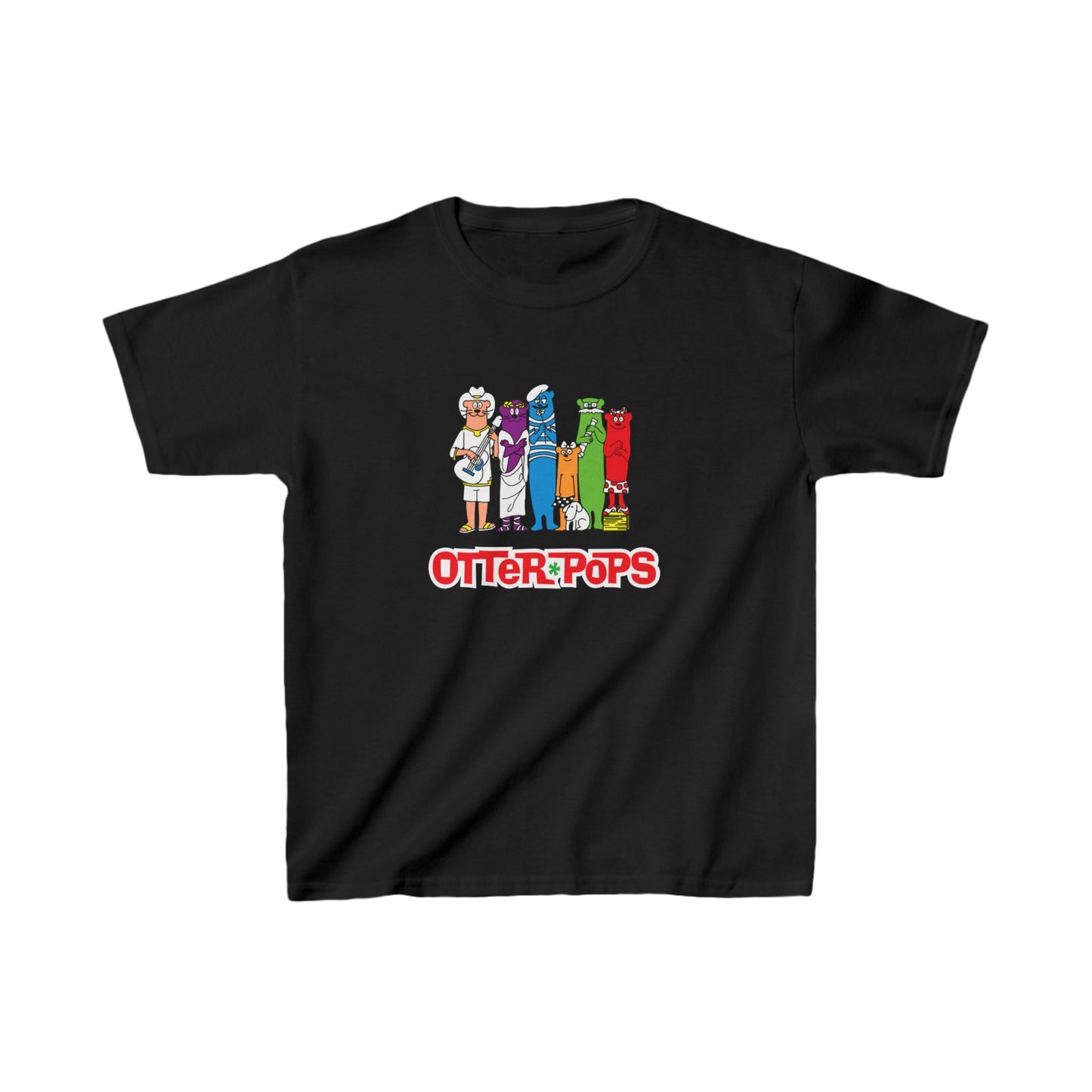 Kids Otter Pops Short Sleeve Tee Shirt - A Colorful Tribute to Childhood Favorites
