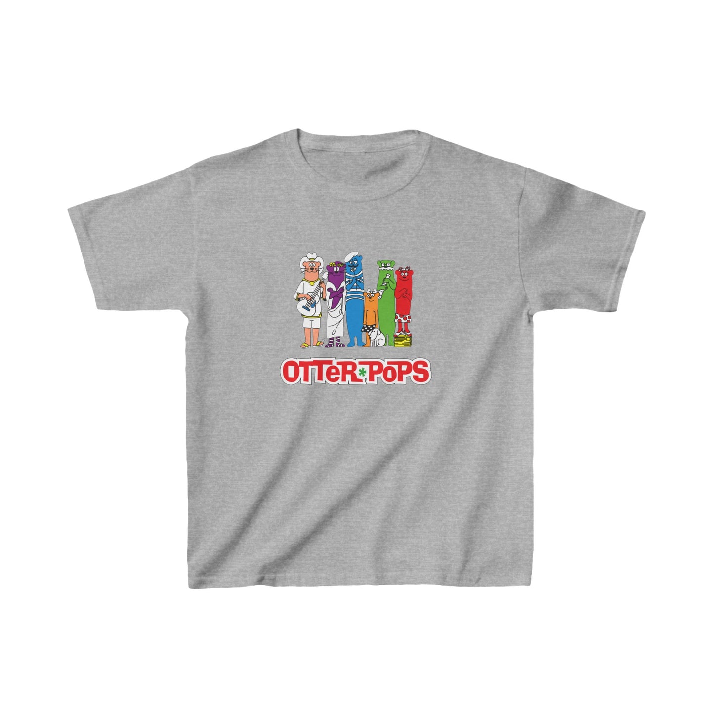 Kids Otter Pops Short Sleeve Tee Shirt - A Colorful Tribute to Childhood Favorites