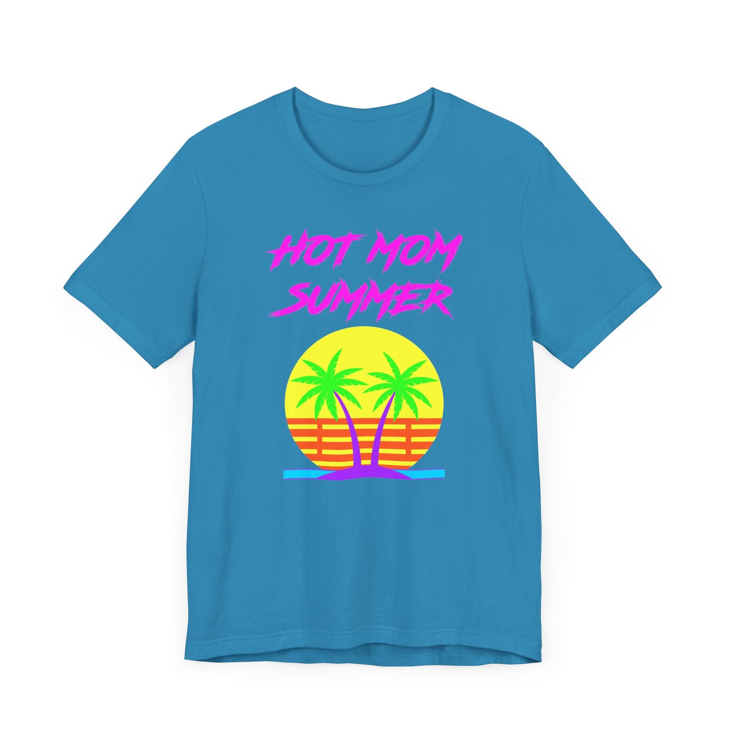 Hot Mom Summer Short Sleeve Tee Shirt