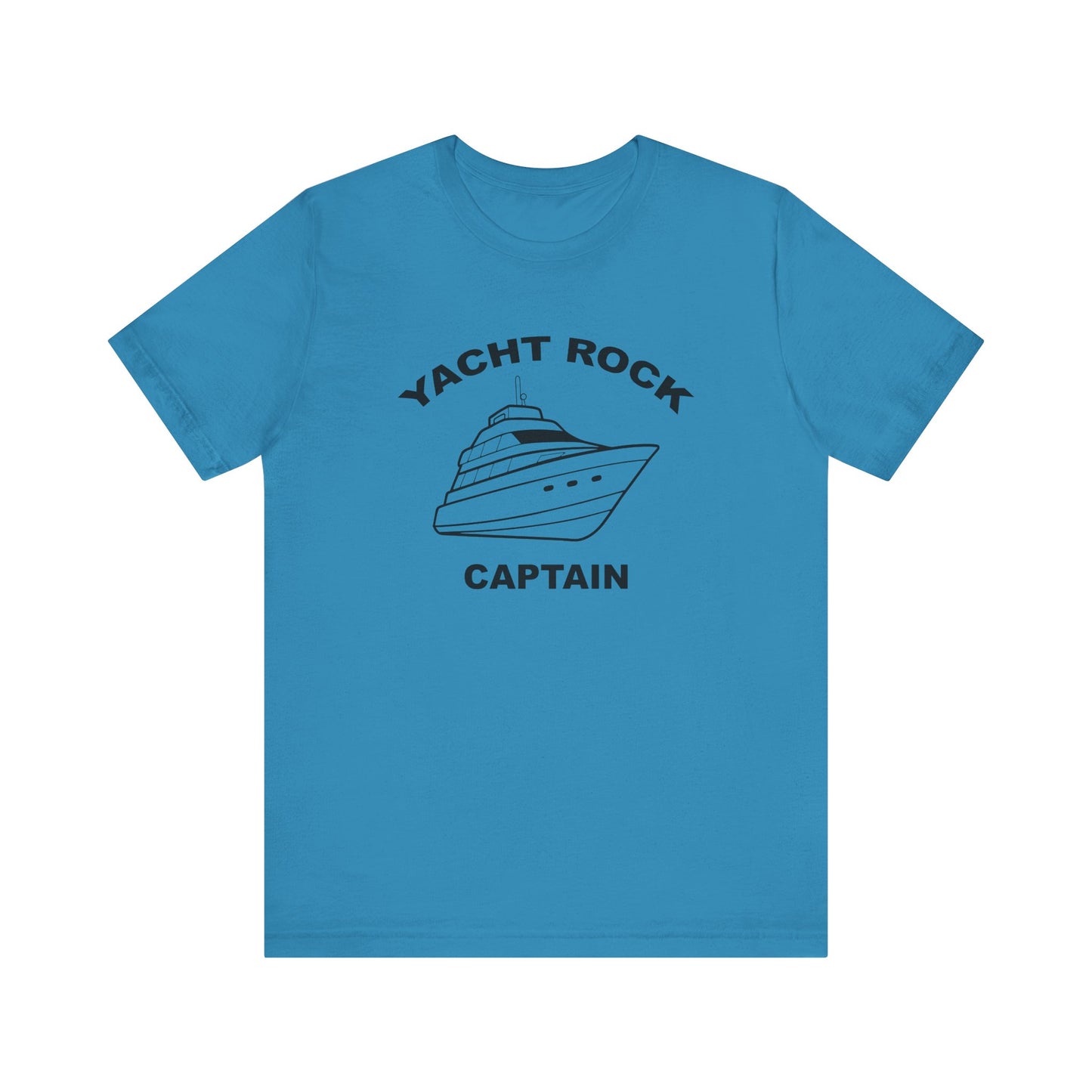 Yacht Rock Captain Short Sleeve Tee Shirt - Smooth Sailing in Style