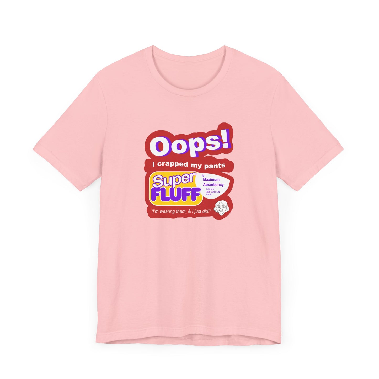 Oops I Crapped My Pants Short Sleeve Tee Shirt - A Hilarious Tribute to 90s SNL