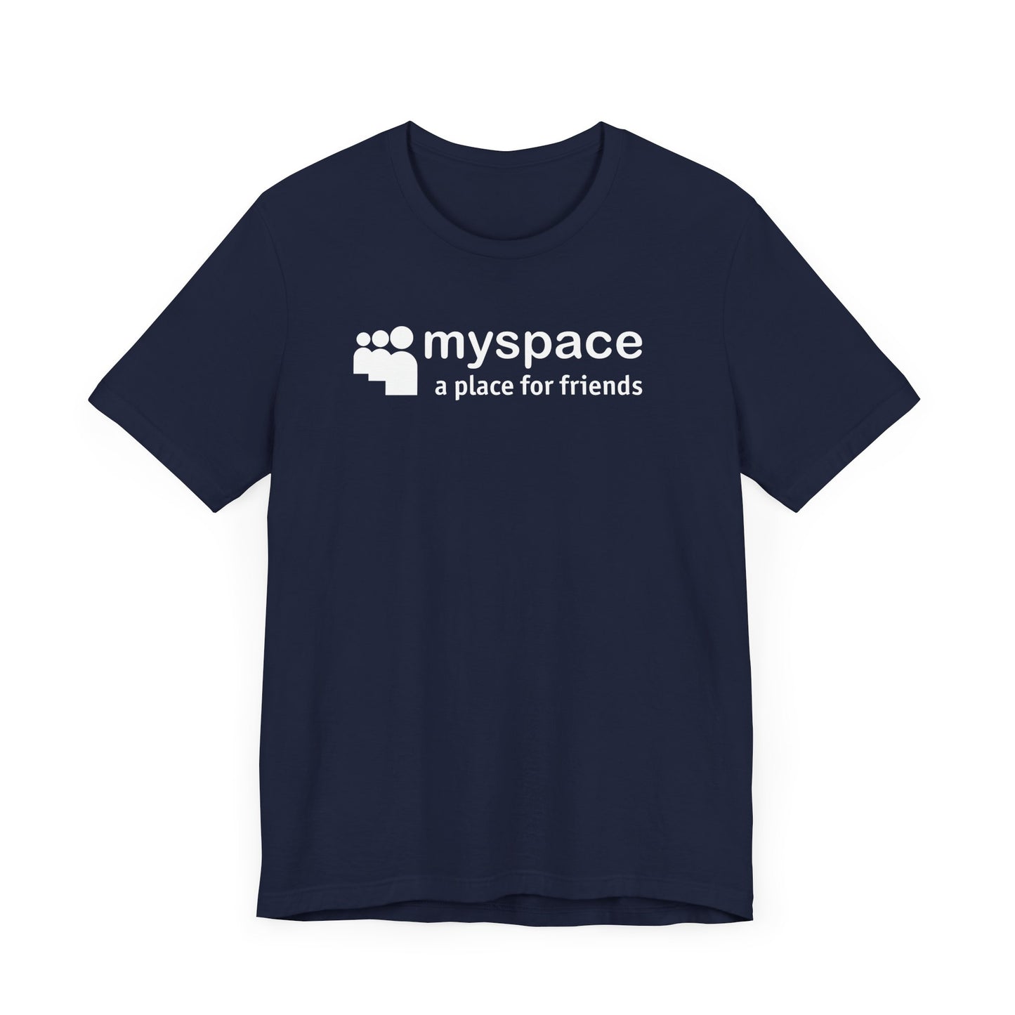 Myspace Social Media Short Sleeve Tee Shirt - A Throwback to the Good Old Days