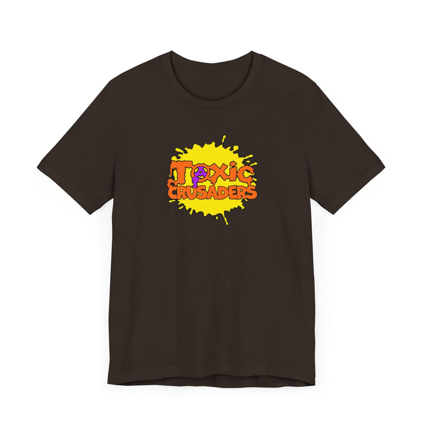 Toxic Crusaders Short Sleeve Tee Shirt - A Tribute to 90s Cartoon Madness