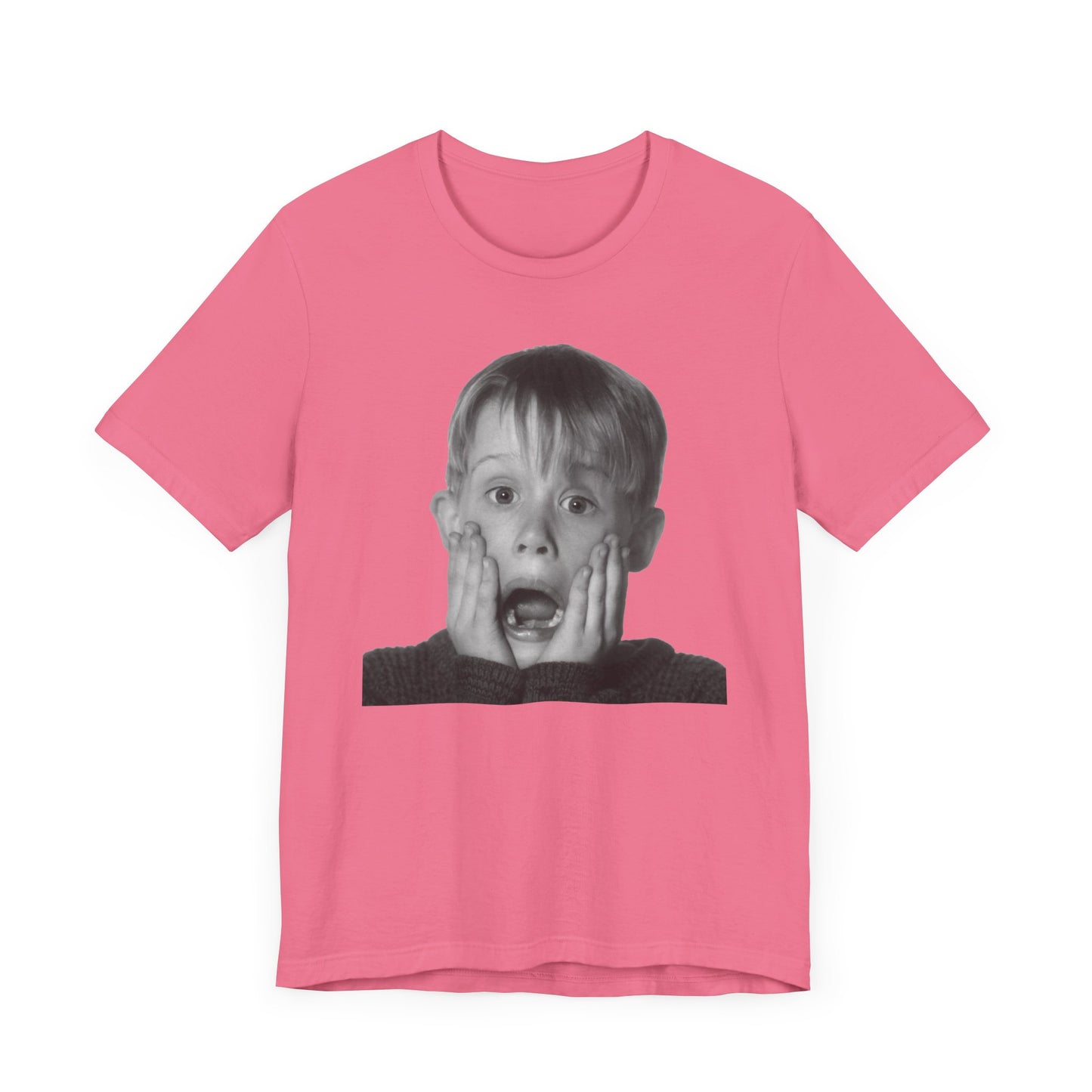 Home Alone Kevin McCallister Short Sleeve Tee Shirt - A Nostalgic Holiday Classic