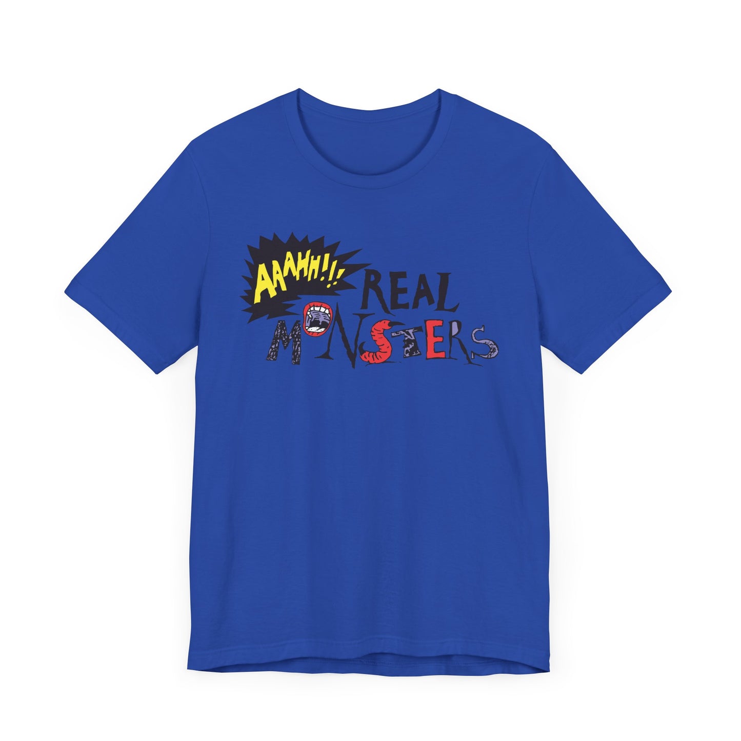AAAHH!!! Real Monsters Short Sleeve T-Shirt - 90s Nickelodeon Inspired Nostalgia