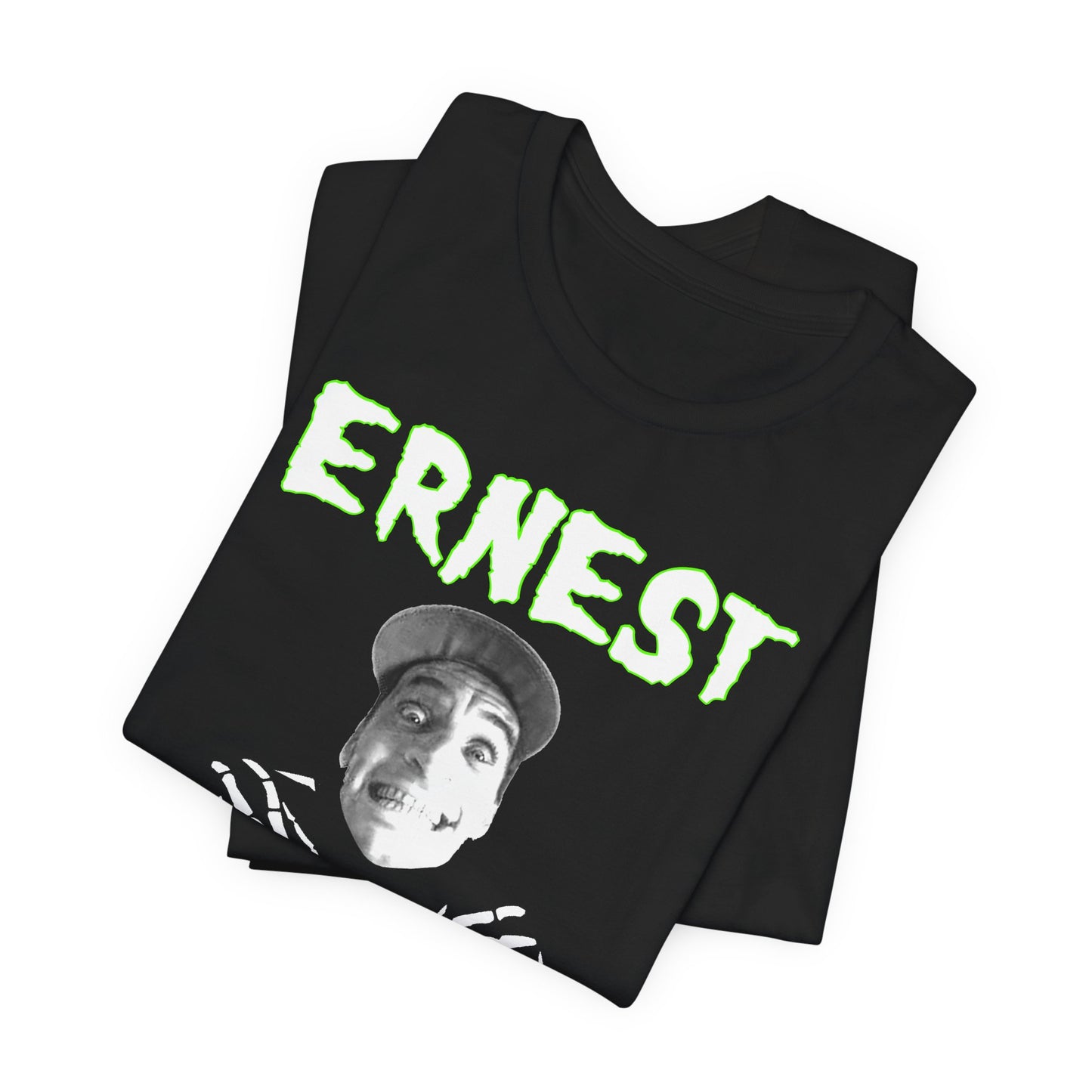 Ernest Halloween Short Sleeve Tee Shirt - A Nostalgic Tribute with a Spooky Twist
