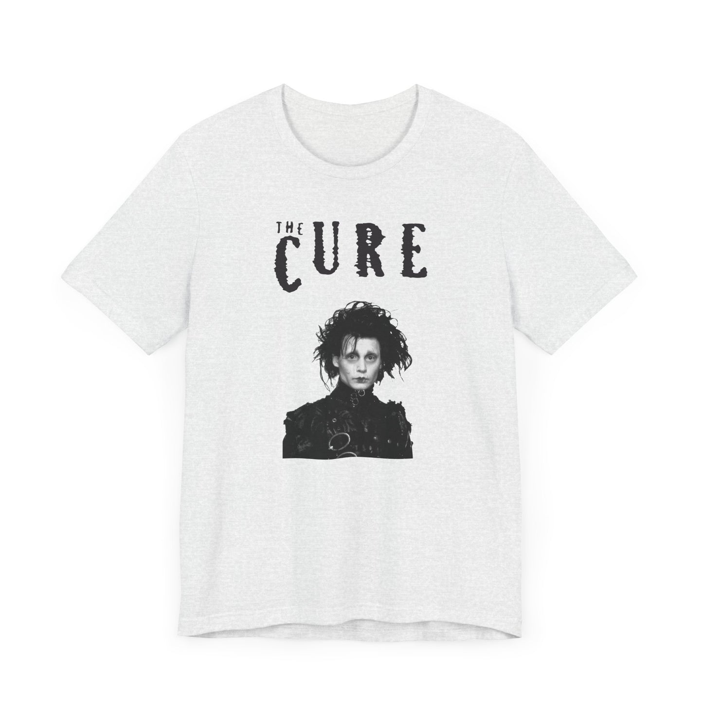 The Cure Meme Funny Short Sleeve Tee Shirt - A Hilarious Goth Tribute
