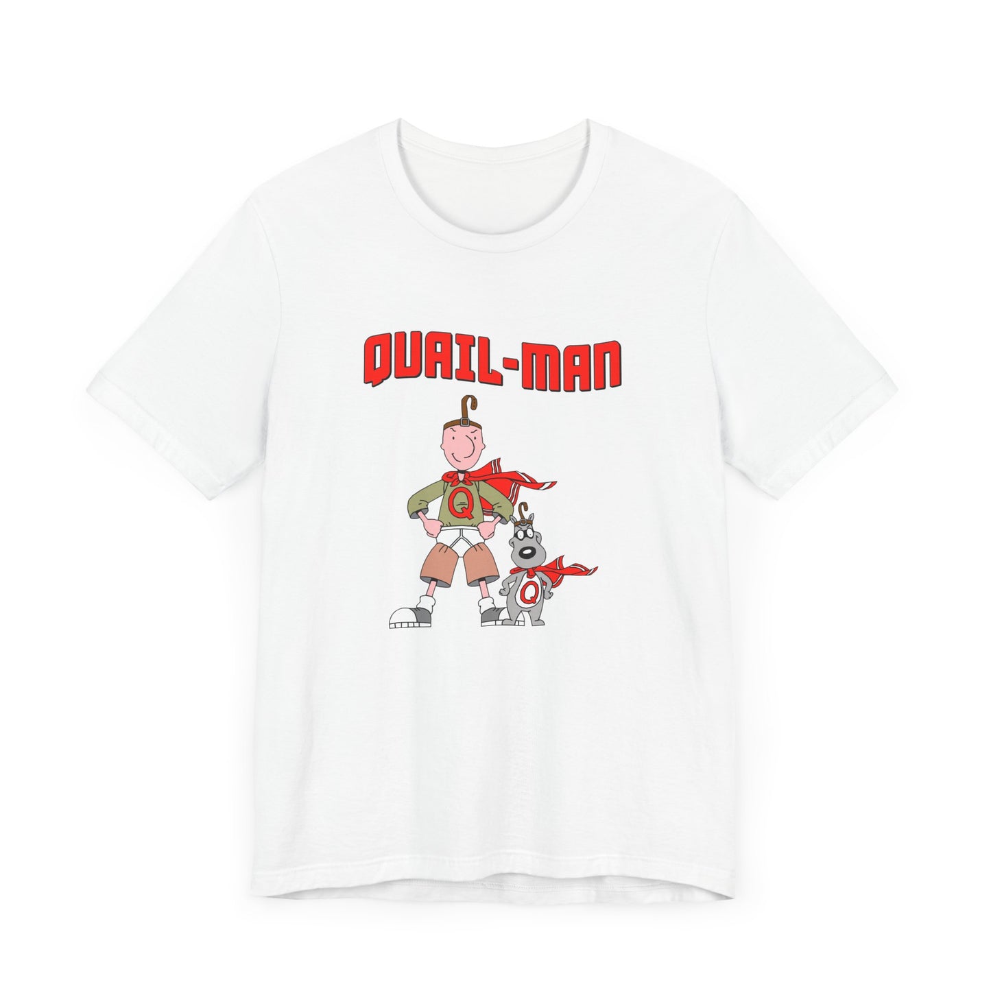 Doug Quailman Short Sleeve Tee Shirt - A Nostalgic Tribute to 90s Superhero Fun