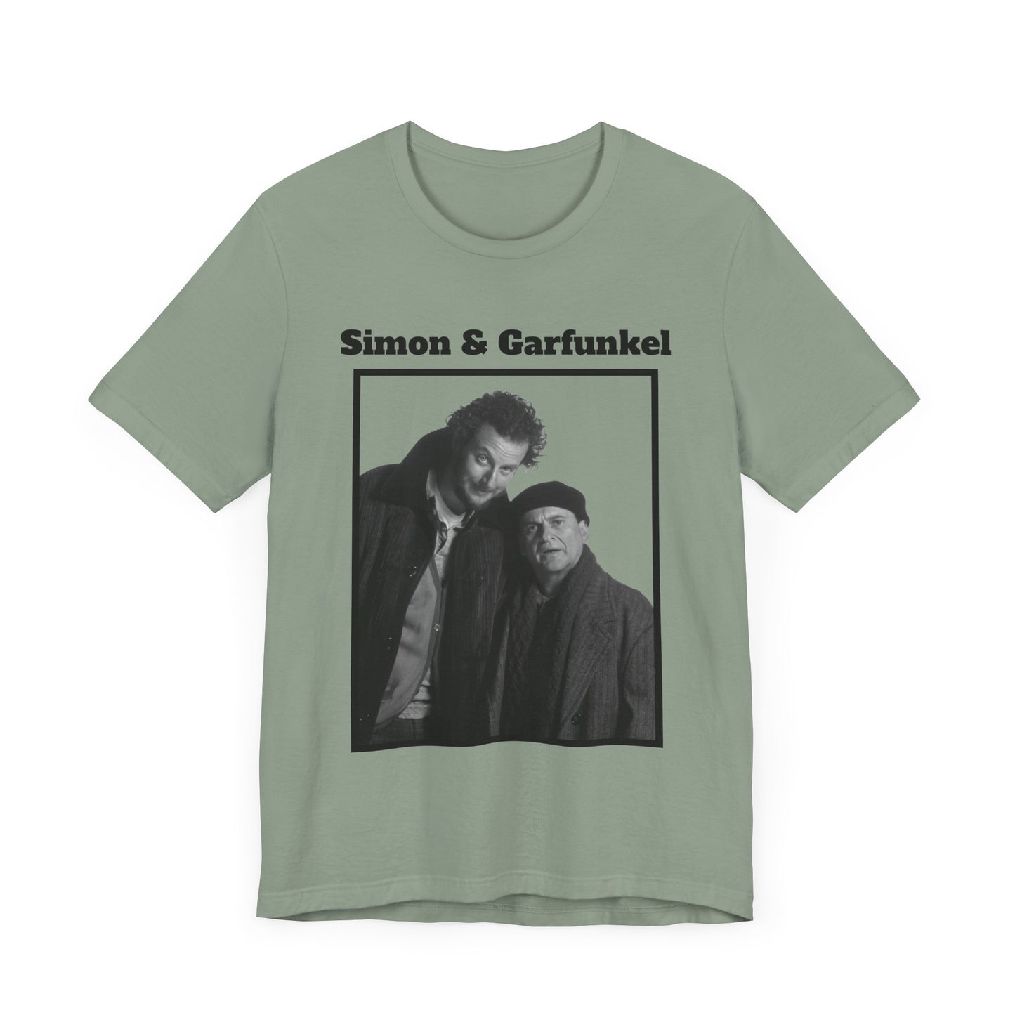 Home Alone Wet Bandits Simon & Garfunkel Meme Short Sleeve Tee Shirt - A Hilariously Ironic Tribute