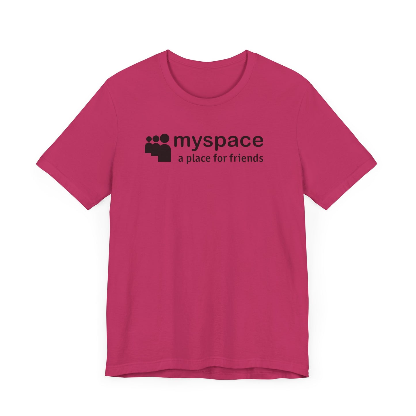 Myspace Social Media Short Sleeve Tee Shirt - A Throwback to the Good Old Days