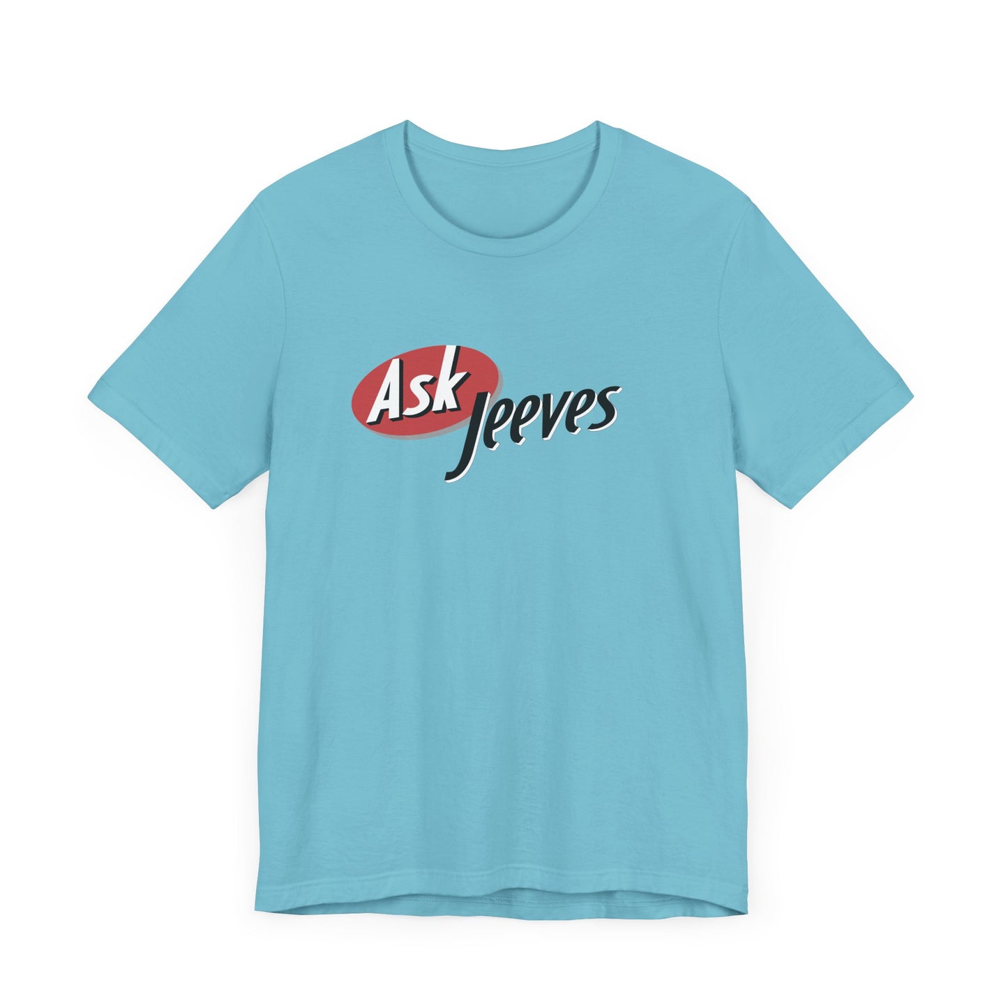 Ask Jeeves Short Sleeve Tee Shirt - A Nostalgic Nod to Internet History