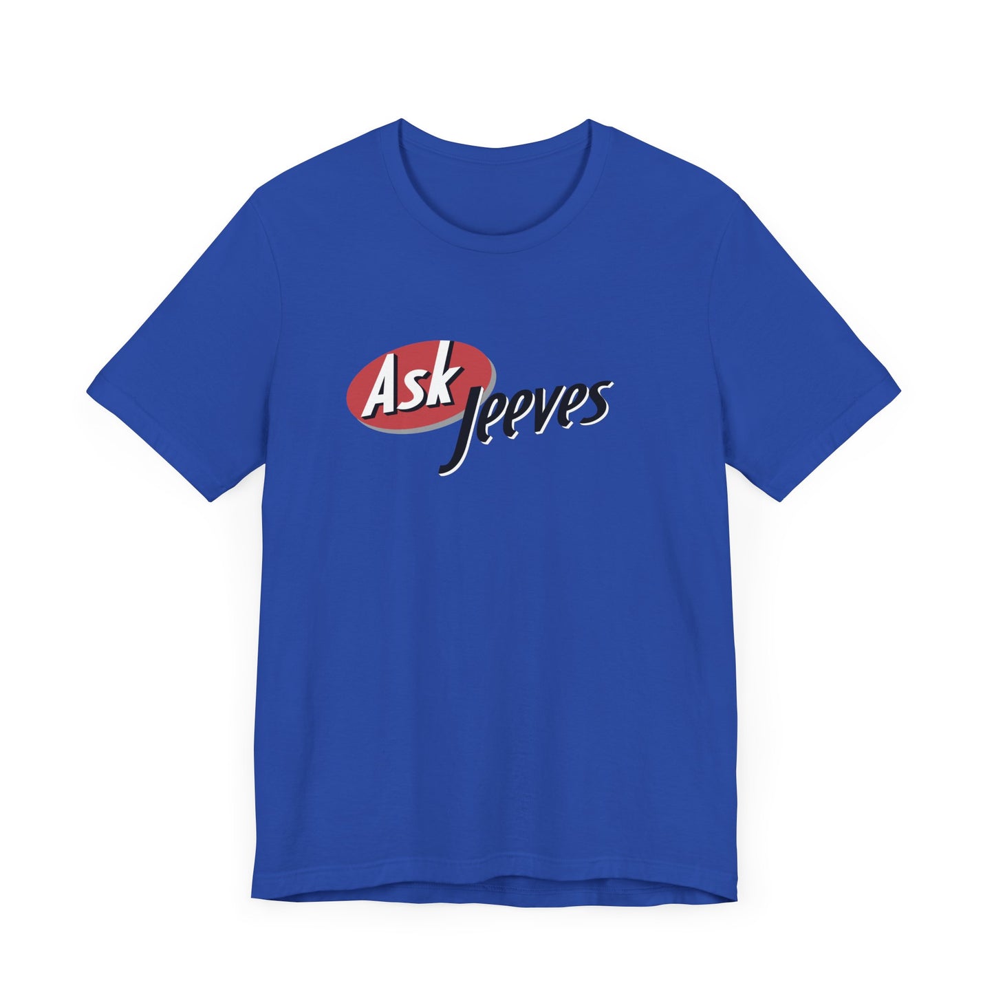Ask Jeeves Short Sleeve Tee Shirt - A Nostalgic Nod to Internet History
