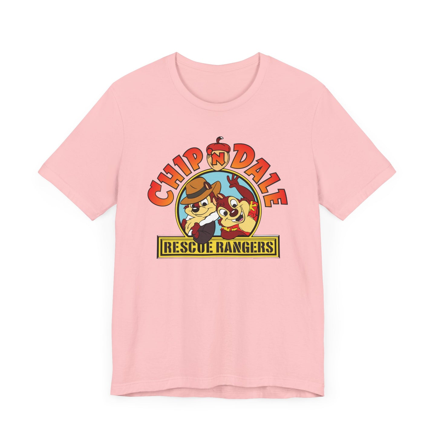Chip 'n Dale Rescue Rangers Short Sleeve Tee Shirt - A Nostalgic Nod to a 90s Classic