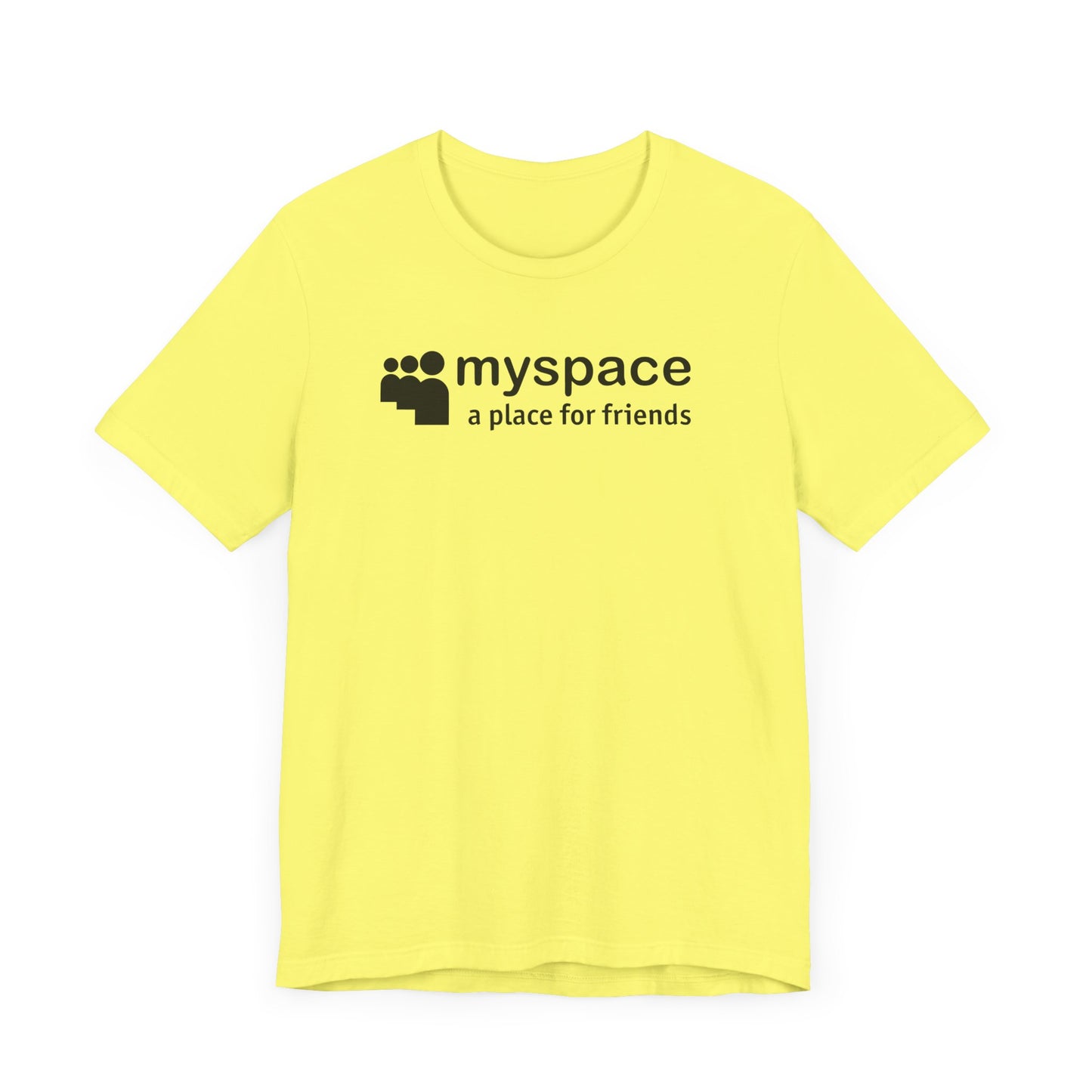 Myspace Social Media Short Sleeve Tee Shirt - A Throwback to the Good Old Days