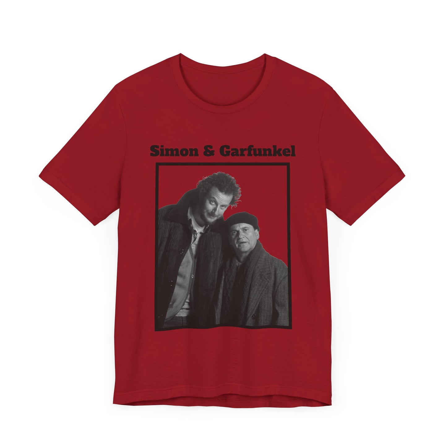 Home Alone Wet Bandits Simon & Garfunkel Meme Short Sleeve Tee Shirt - A Hilariously Ironic Tribute