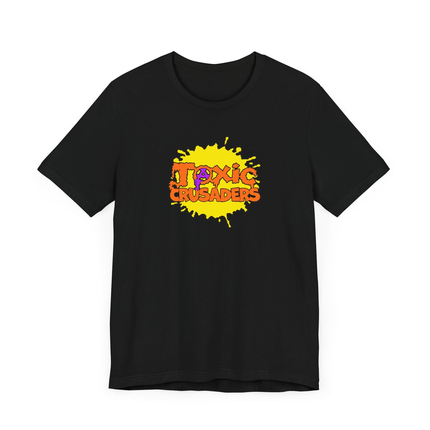 Toxic Crusaders Short Sleeve Tee Shirt - A Tribute to 90s Cartoon Madness
