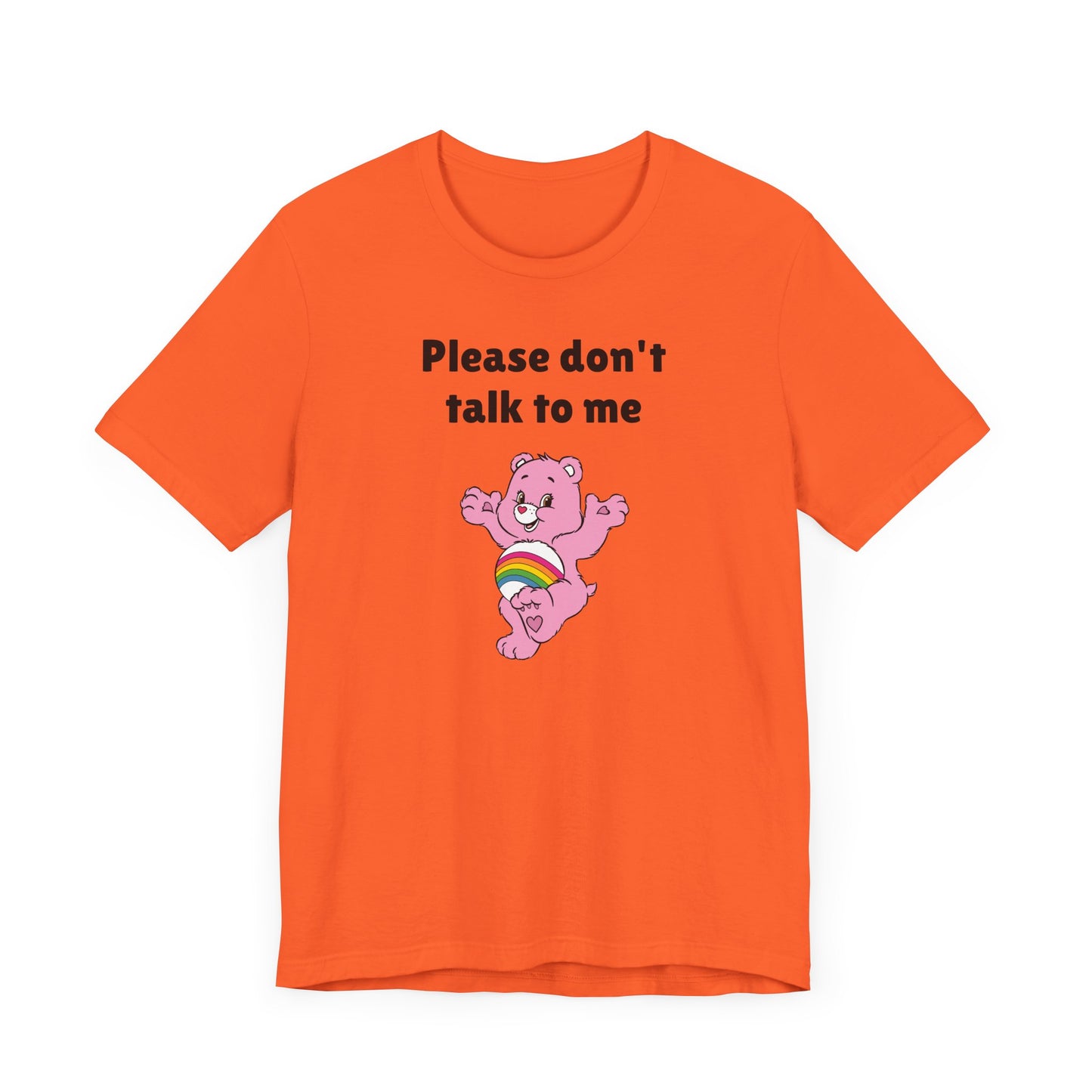 Please Don’t Talk to Me Short Sleeve Tee Shirt - A Polite Way to Set Boundaries