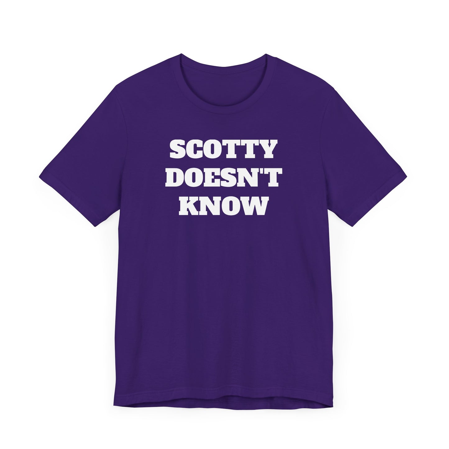 Scotty Doesn’t Know Short Sleeve T-Shirt - EuroTrip Movie Classic