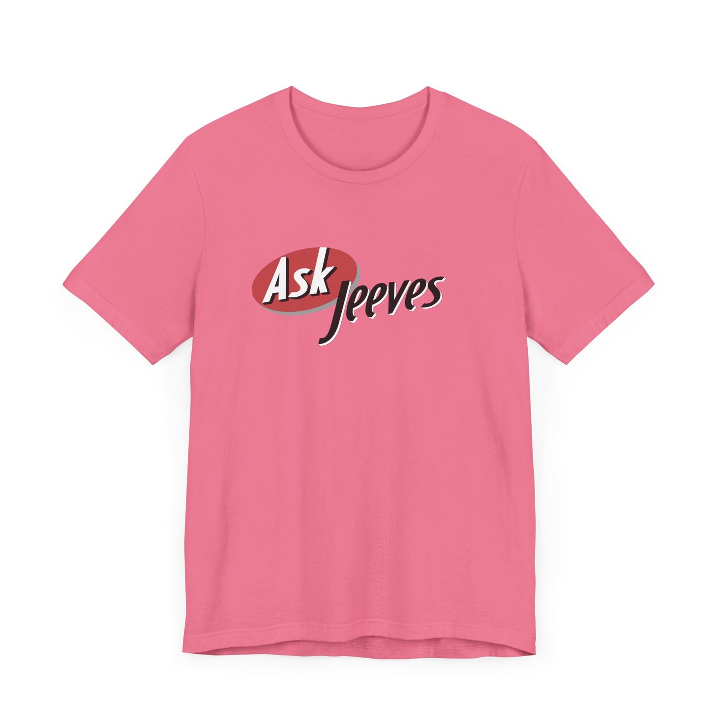 Ask Jeeves Short Sleeve Tee Shirt - A Nostalgic Nod to Internet History