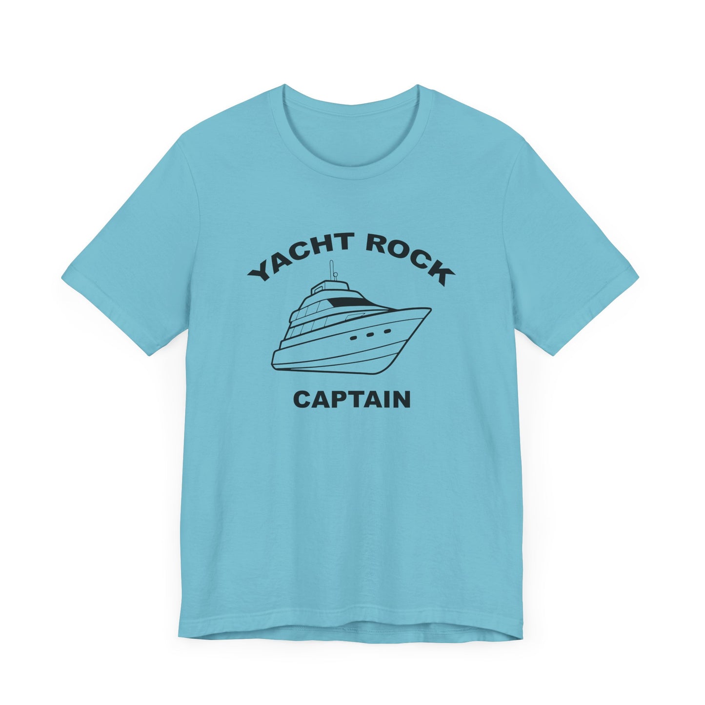 Yacht Rock Captain Short Sleeve Tee Shirt - Smooth Sailing in Style