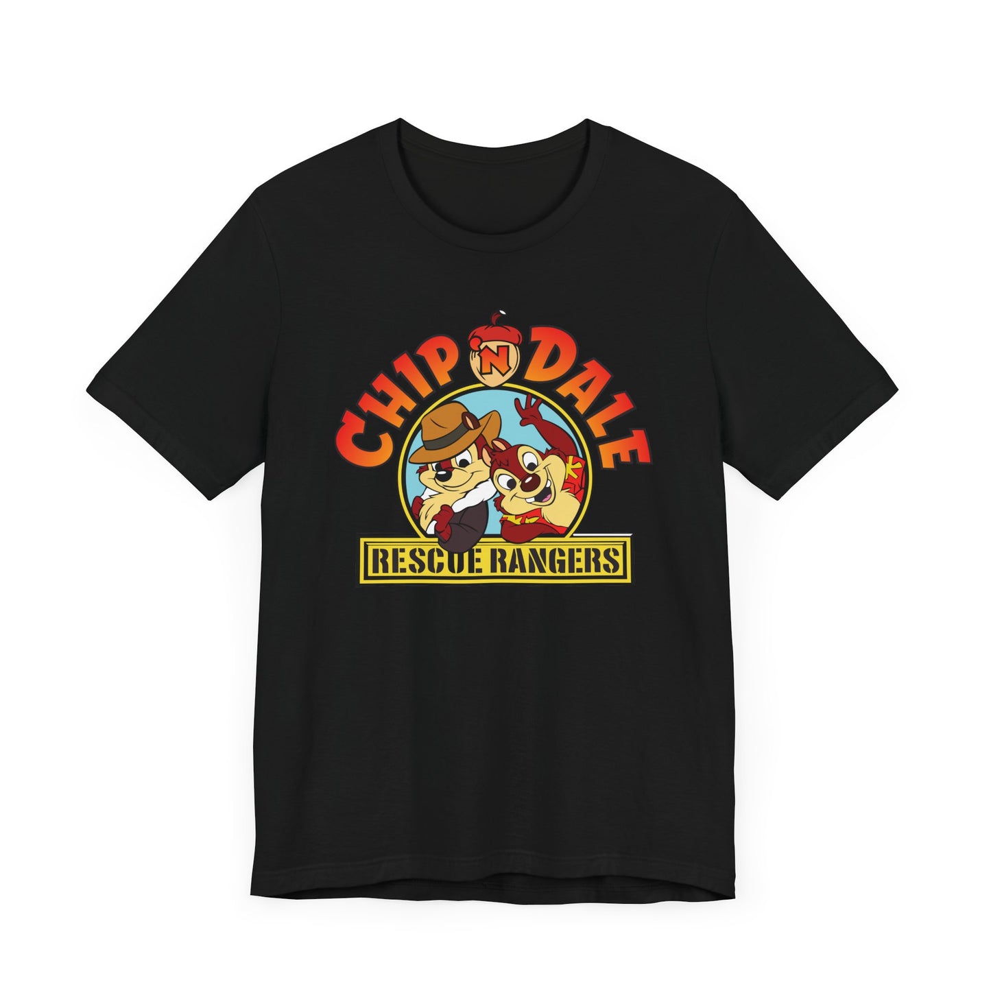 Chip 'n Dale Rescue Rangers Short Sleeve Tee Shirt - A Nostalgic Nod to a 90s Classic