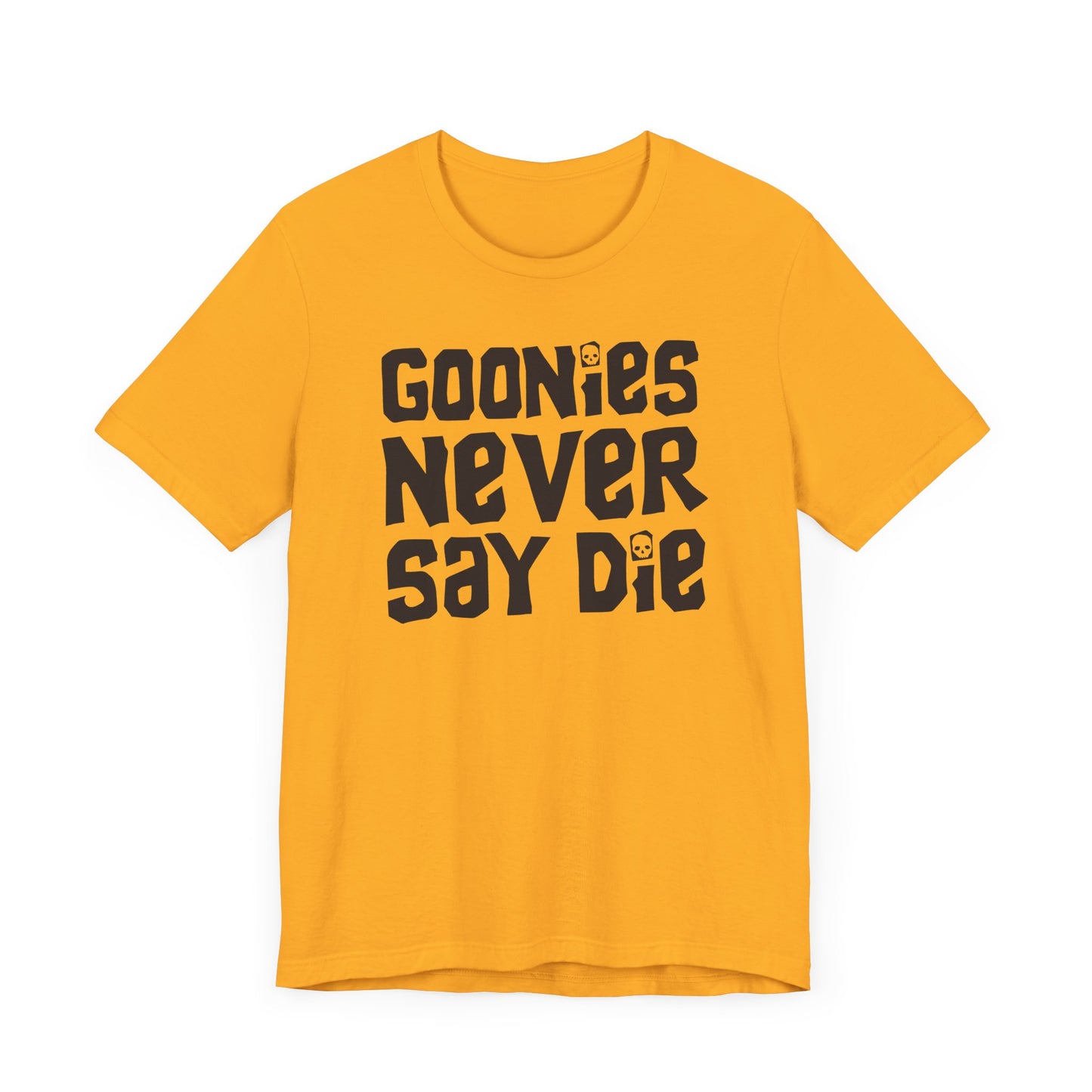 Goonies Never Say Die Short Sleeve Tee Shirt - A Timeless Tribute to Adventure