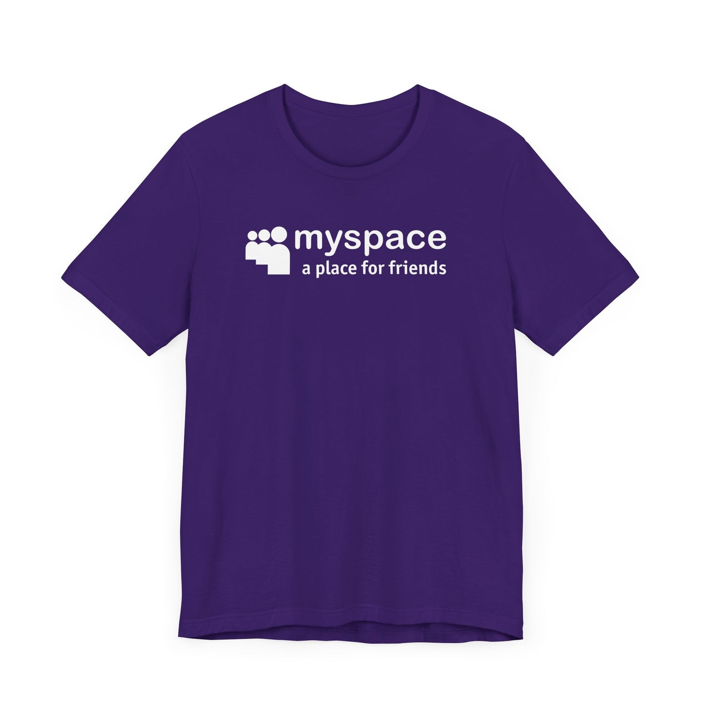 Myspace Social Media Short Sleeve Tee Shirt - A Throwback to the Good Old Days