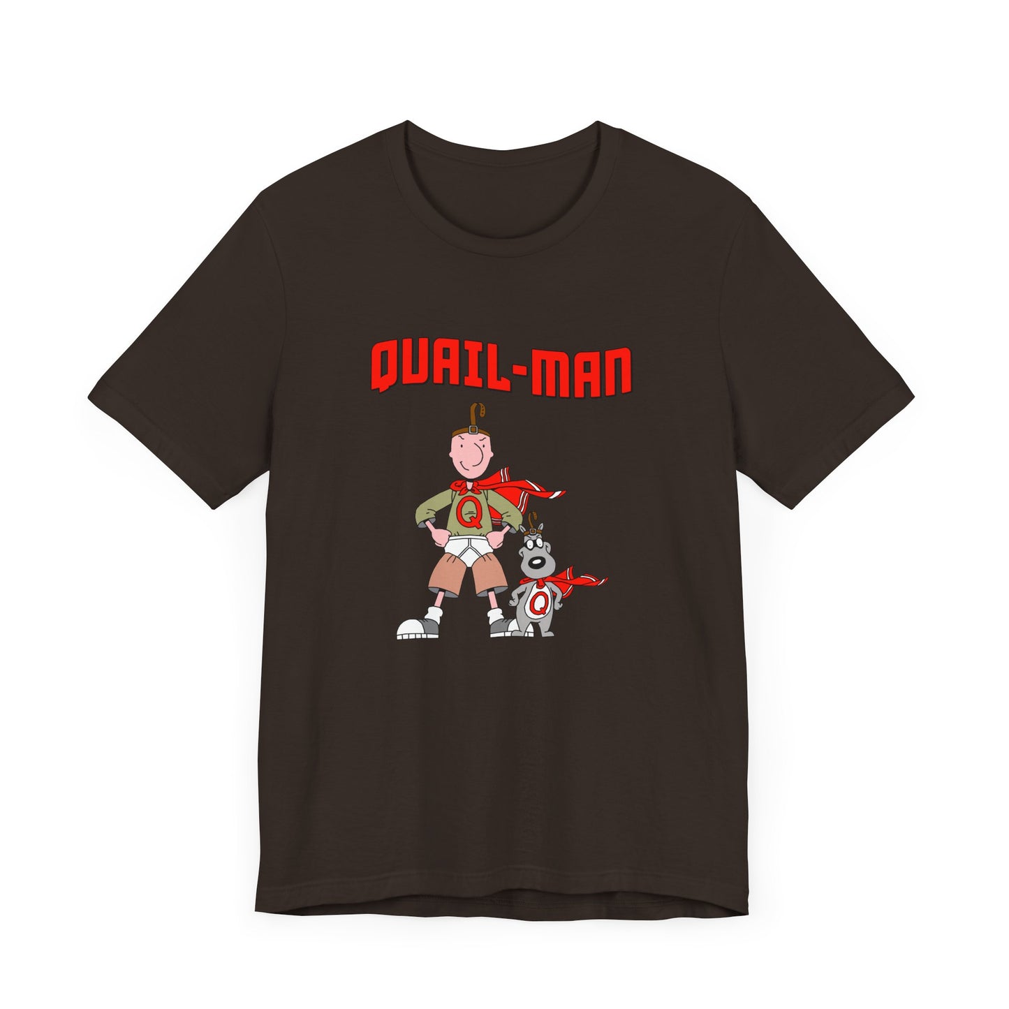 Doug Quailman Short Sleeve Tee Shirt - A Nostalgic Tribute to 90s Superhero Fun