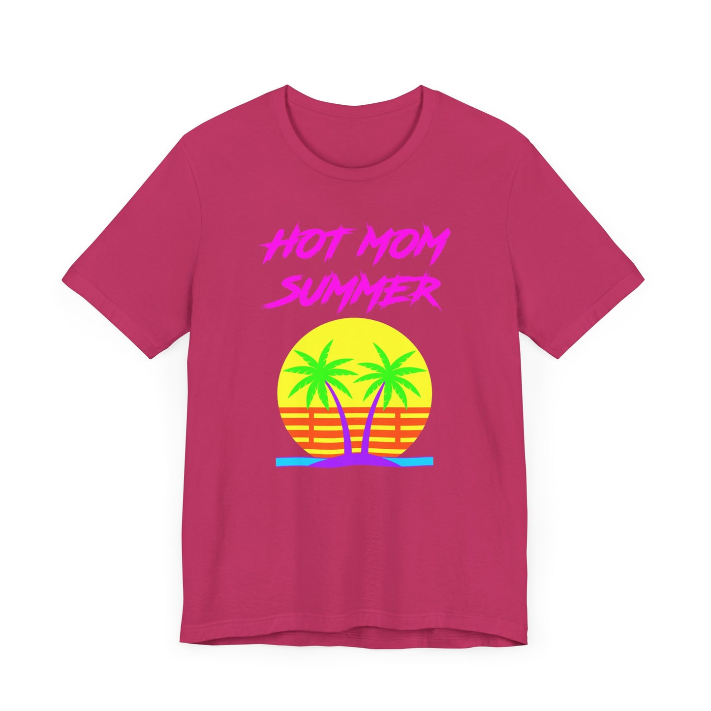 Hot Mom Summer Short Sleeve Tee Shirt