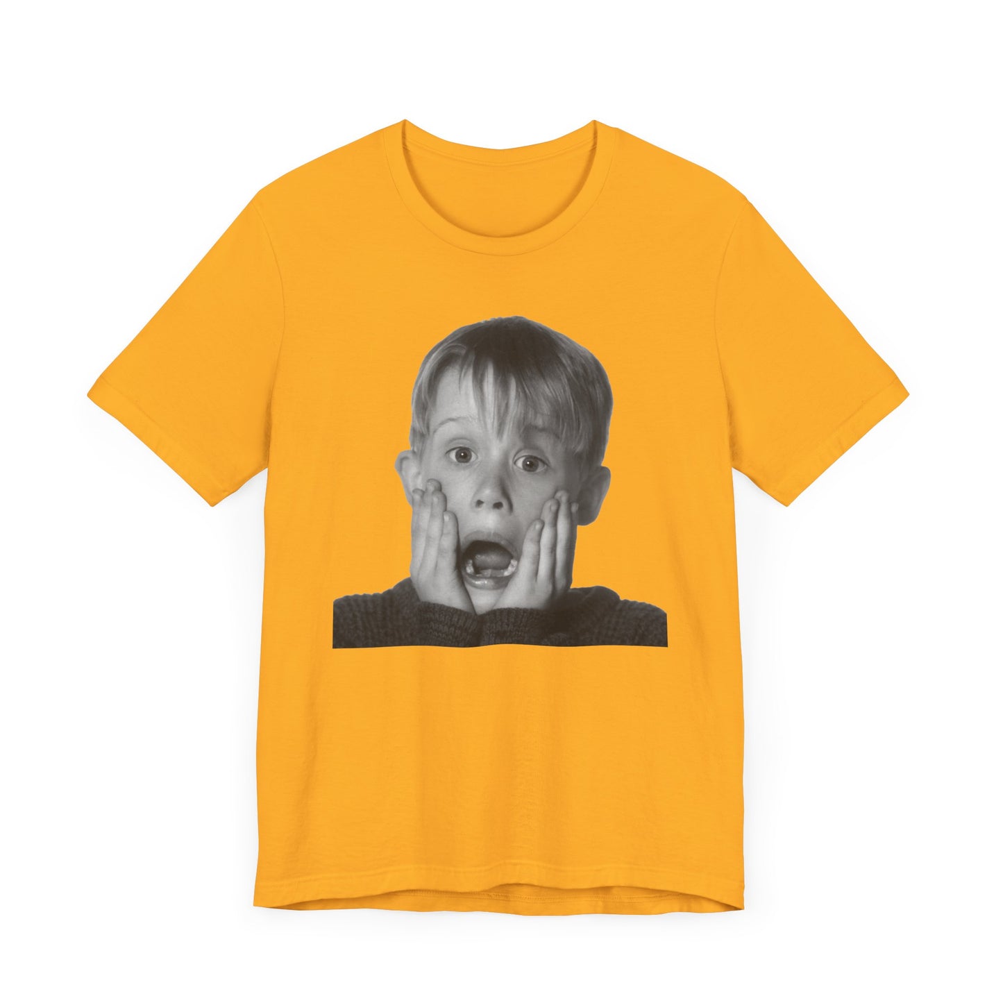 Home Alone Kevin McCallister Short Sleeve Tee Shirt - A Nostalgic Holiday Classic