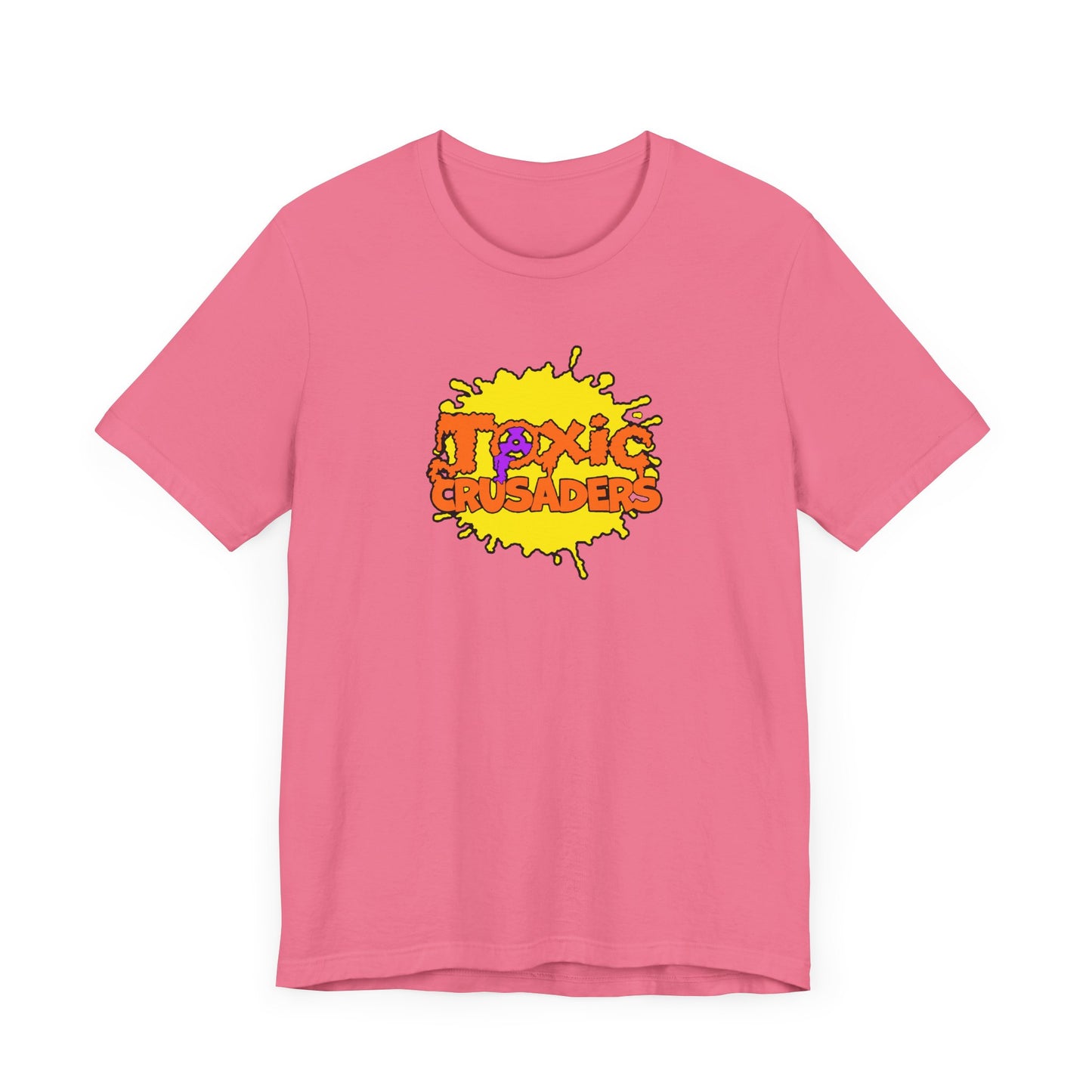 Toxic Crusaders Short Sleeve Tee Shirt - A Tribute to 90s Cartoon Madness