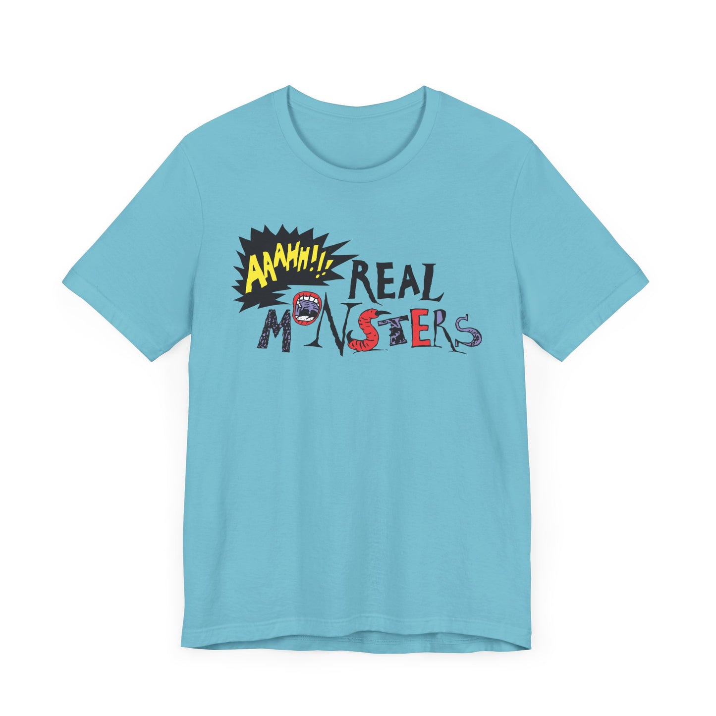 AAAHH!!! Real Monsters Short Sleeve T-Shirt - 90s Nickelodeon Inspired Nostalgia