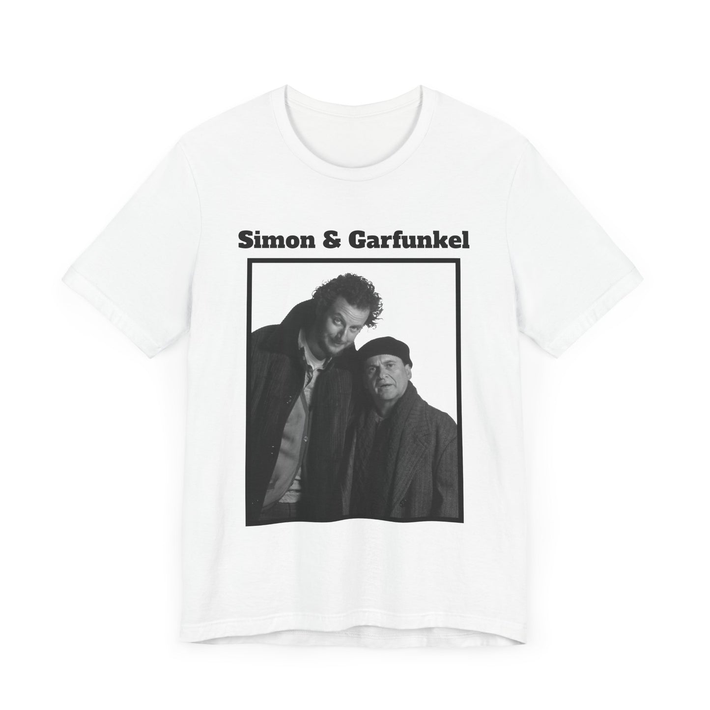 Home Alone Wet Bandits Simon & Garfunkel Meme Short Sleeve Tee Shirt - A Hilariously Ironic Tribute