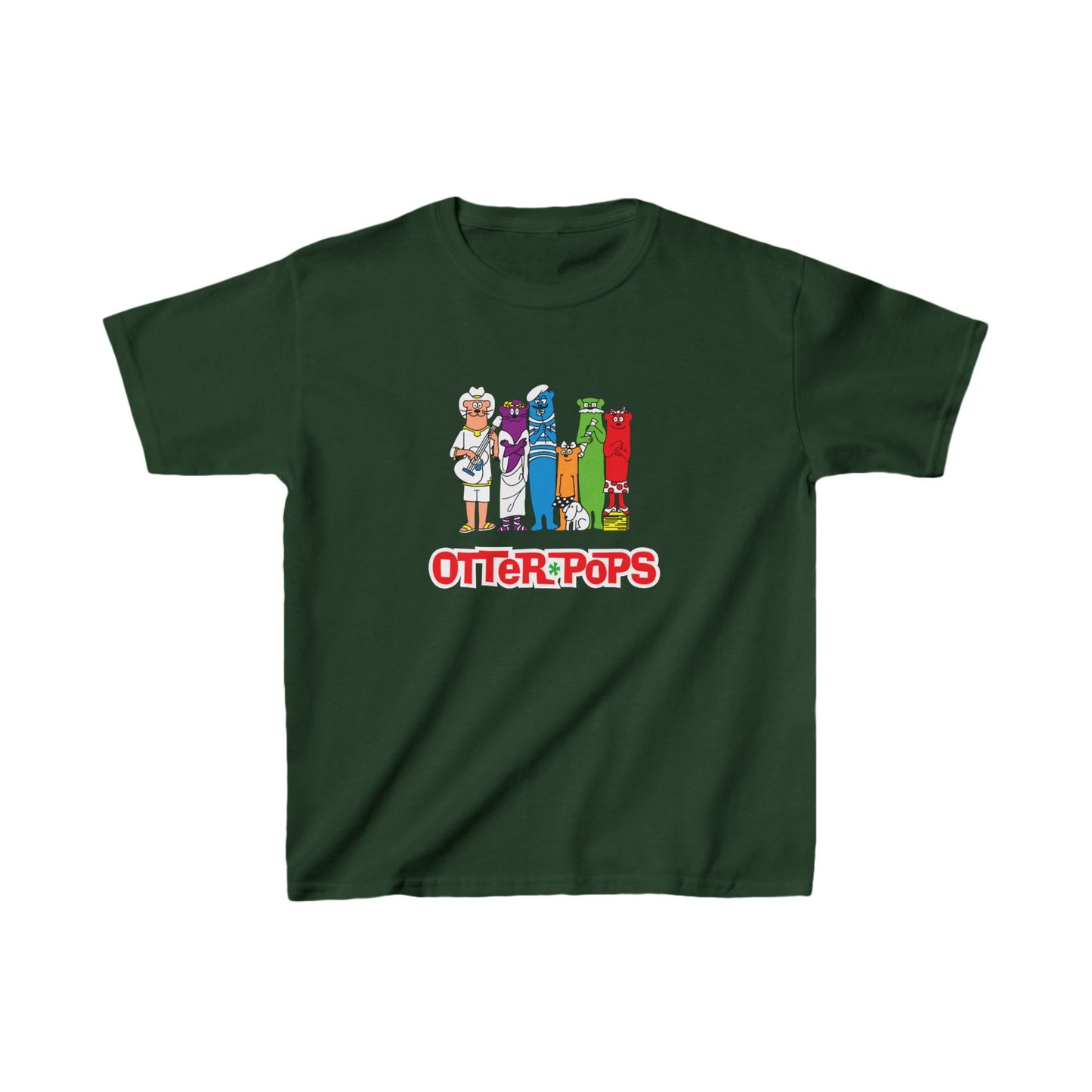 Kids Otter Pops Short Sleeve Tee Shirt - A Colorful Tribute to Childhood Favorites