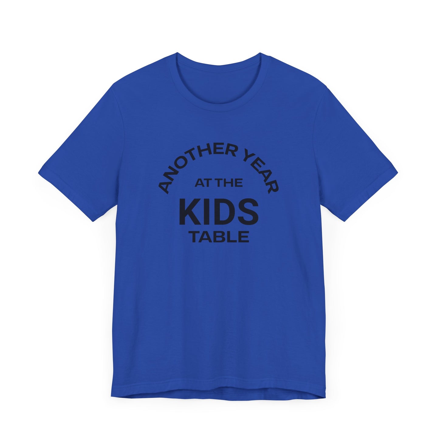Funny Thanksgiving Kids Table Humor Unisex Tee - Perfect for Holiday Laughs