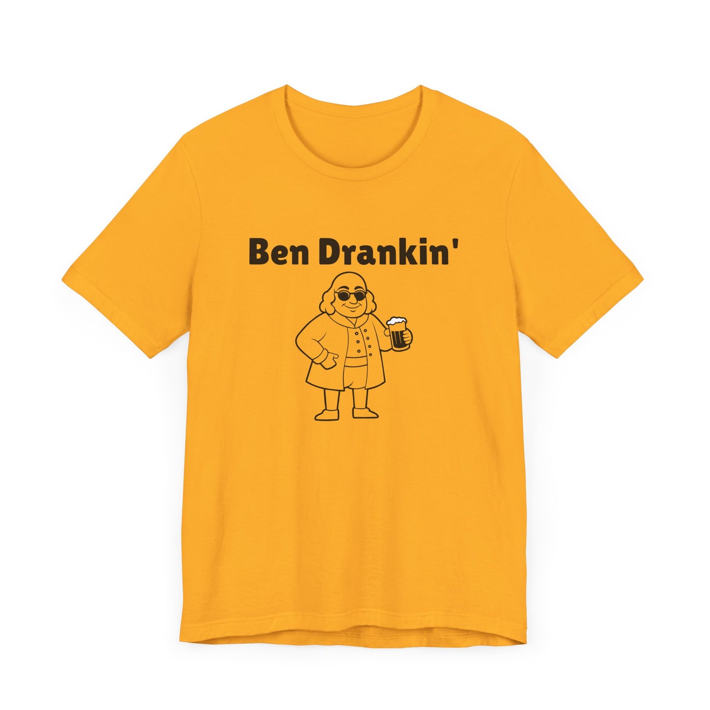 Ben Drankin Short Sleeve Tee Shirt - A Patriotic Tribute to America’s Favorite Founding Father