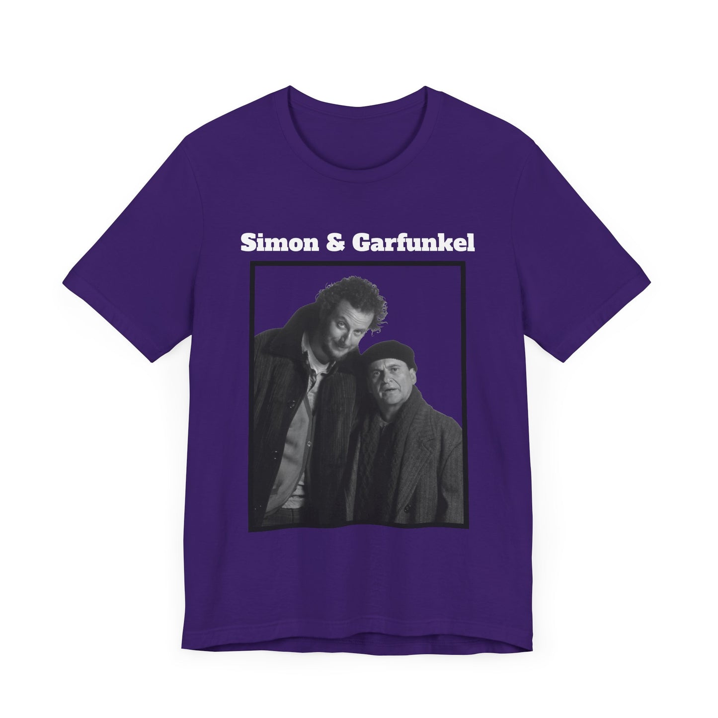 Home Alone Wet Bandits Simon & Garfunkel Meme Short Sleeve Tee Shirt - A Hilariously Ironic Tribute